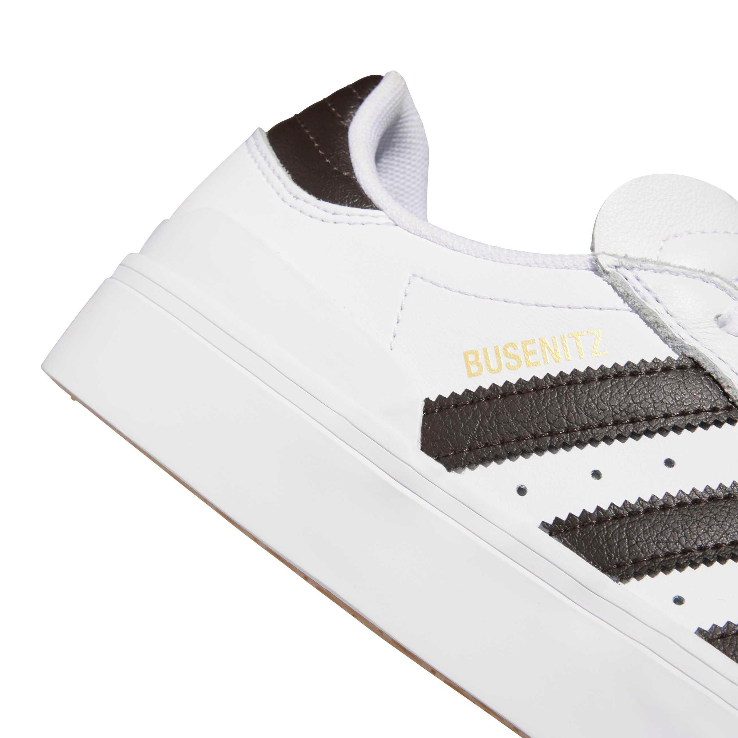 adidas Busenitz Vulc II "Ftwr White/Aurora Coffee/Gold Metallic" Men's Skateboarding Shoe - WHITE/COFFEE/GOLD Thumbnail View 8