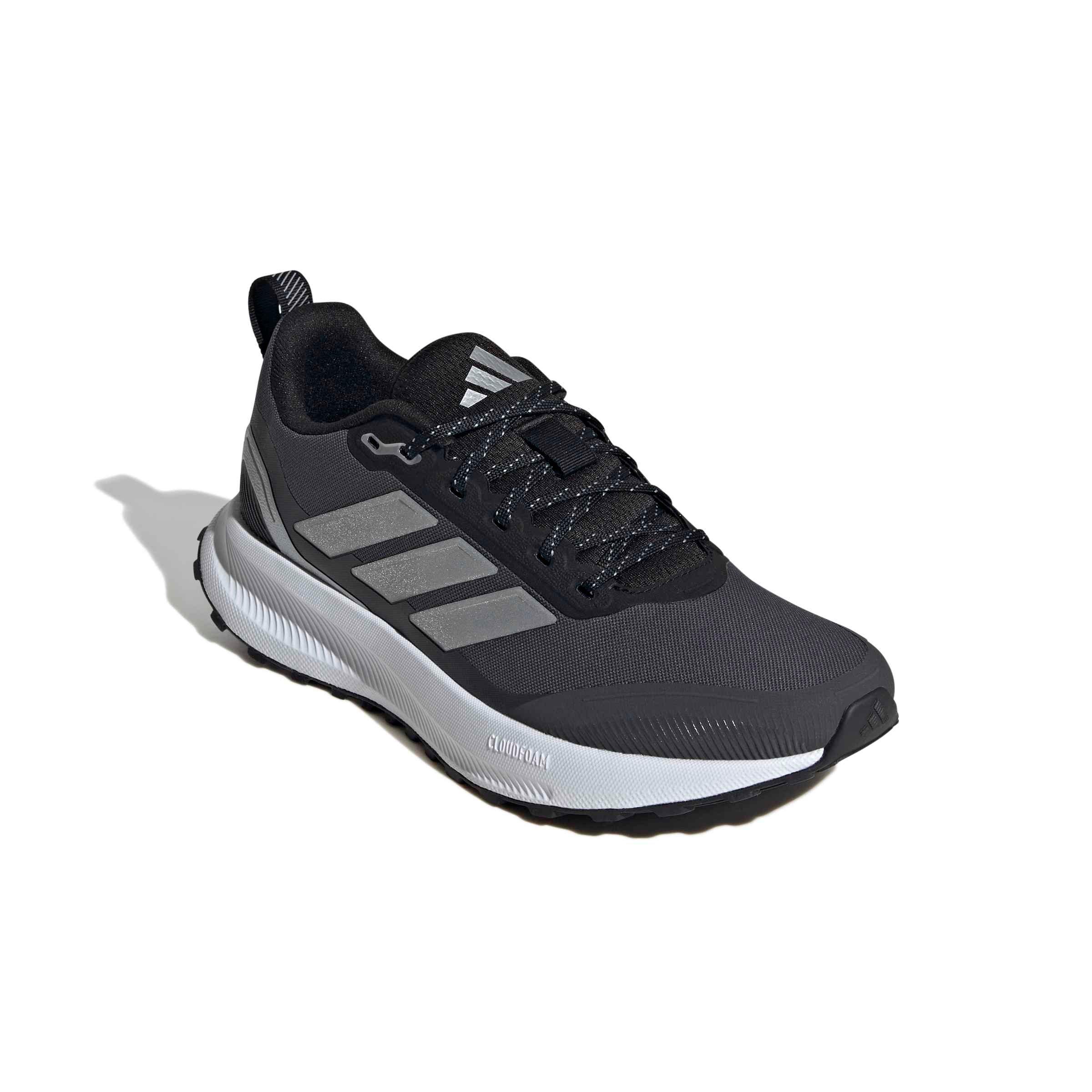 adidas Runfalcon 5 TR "Core Black/Silver Metallic/Carbon" Women's Running Shoe - BLACK/SILVER/CARBON