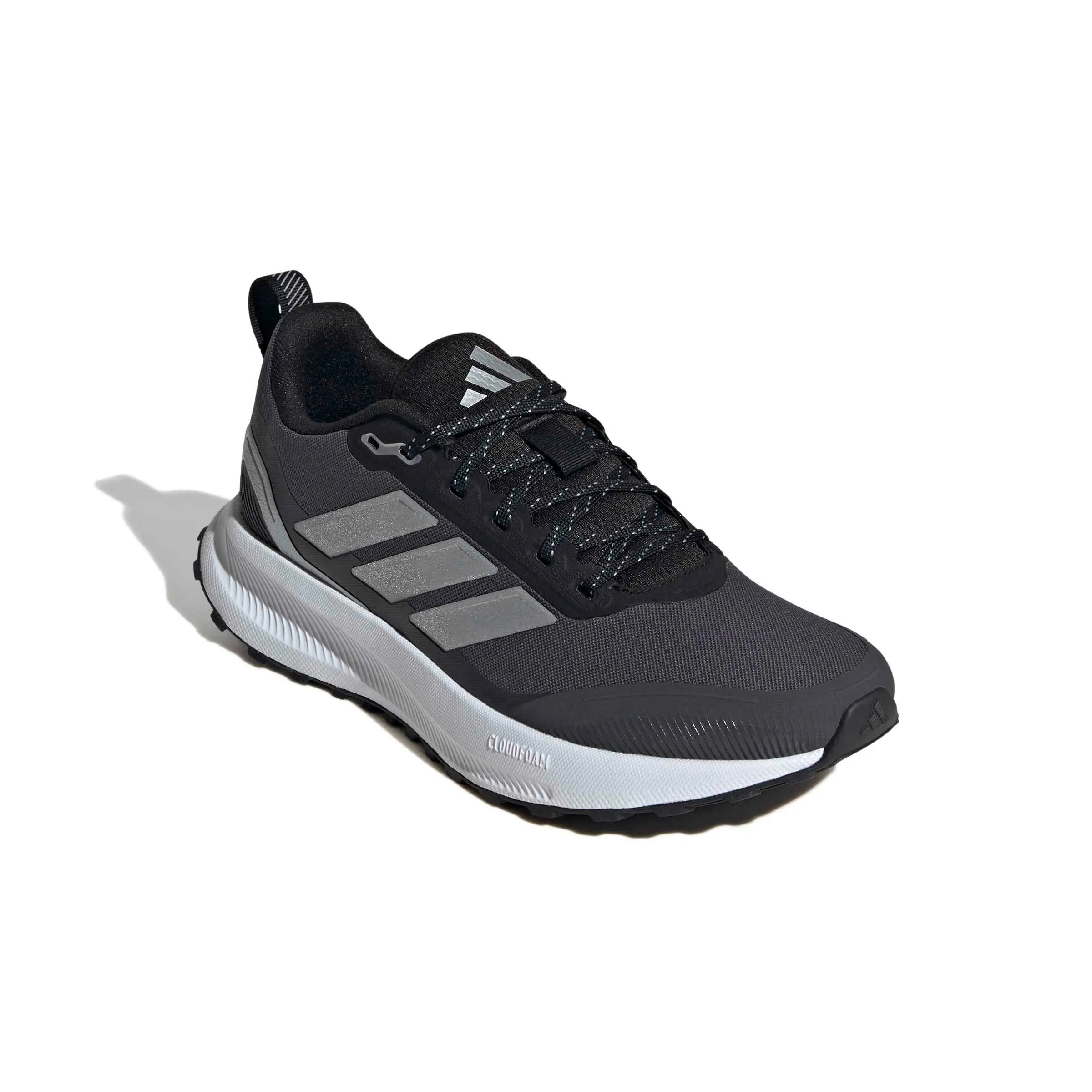 adidas Runfalcon 5 TR "Core Black/Silver Metallic/Carbon" Women's Running Shoe - BLACK/SILVER/CARBON