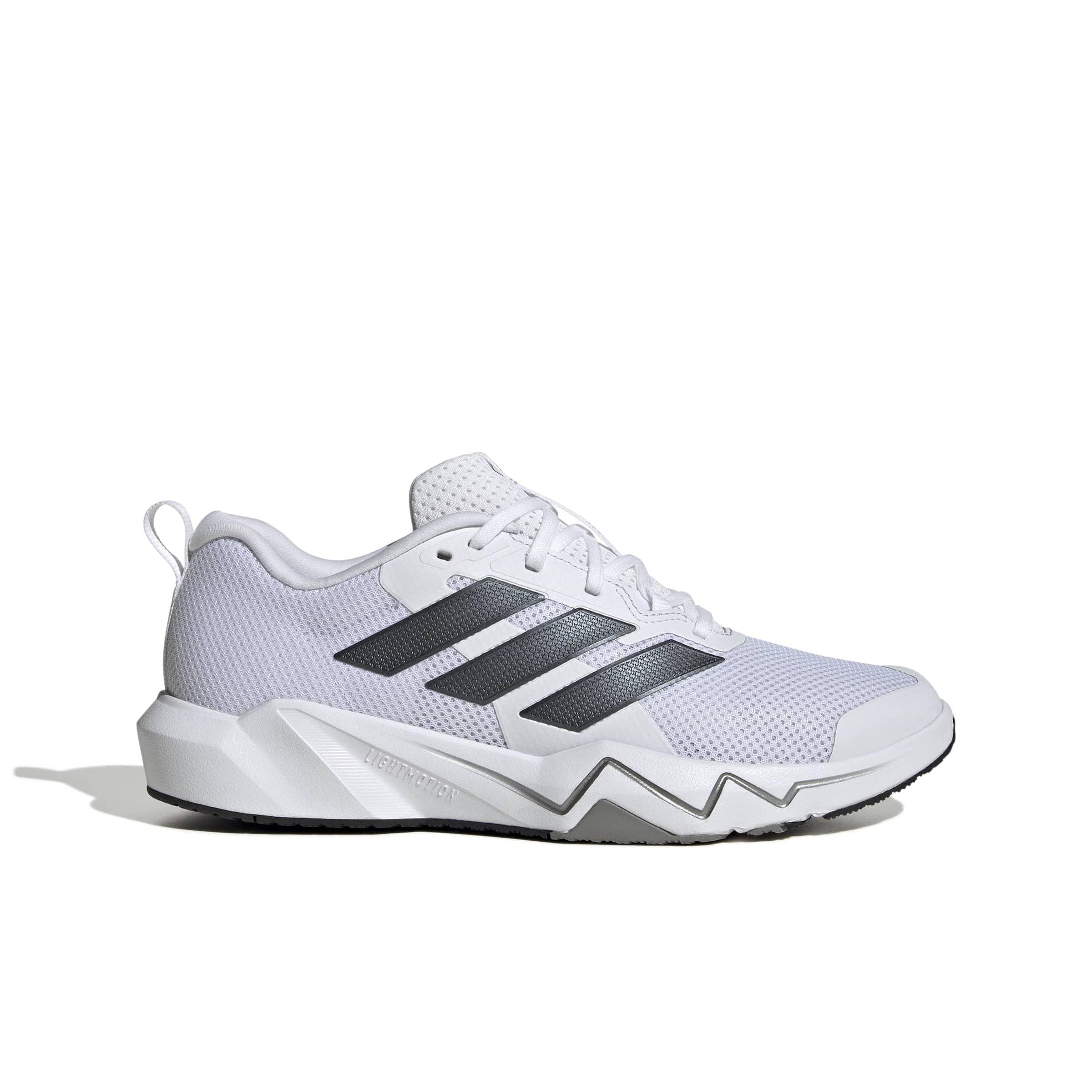 adidas Rapidmove Go "Ftwr White/Core Black/Iron Metallic" Men's Training Shoe - WHITE/BLACK/IRON Thumbnail View 1
