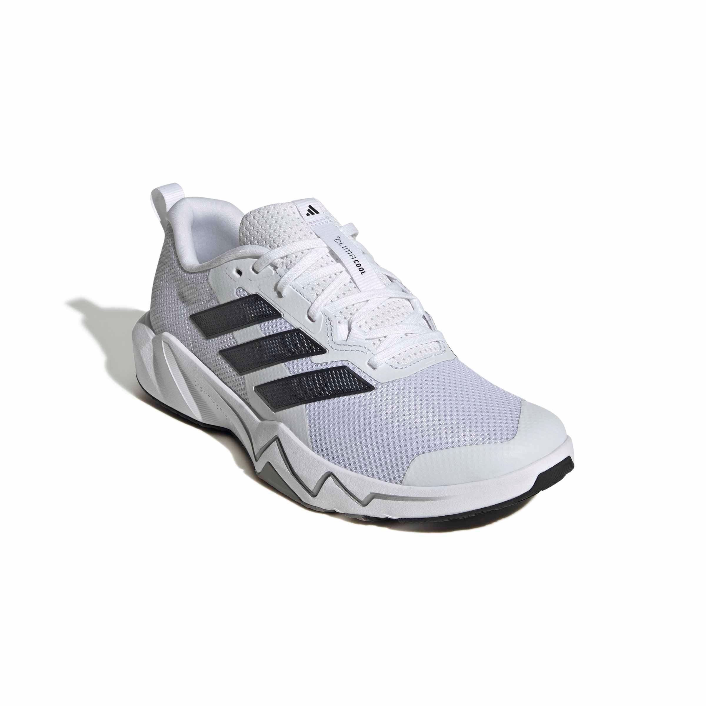 adidas Rapidmove Go "Ftwr White/Core Black/Iron Metallic" Men's Training Shoe - WHITE/BLACK/IRON Thumbnail View 3