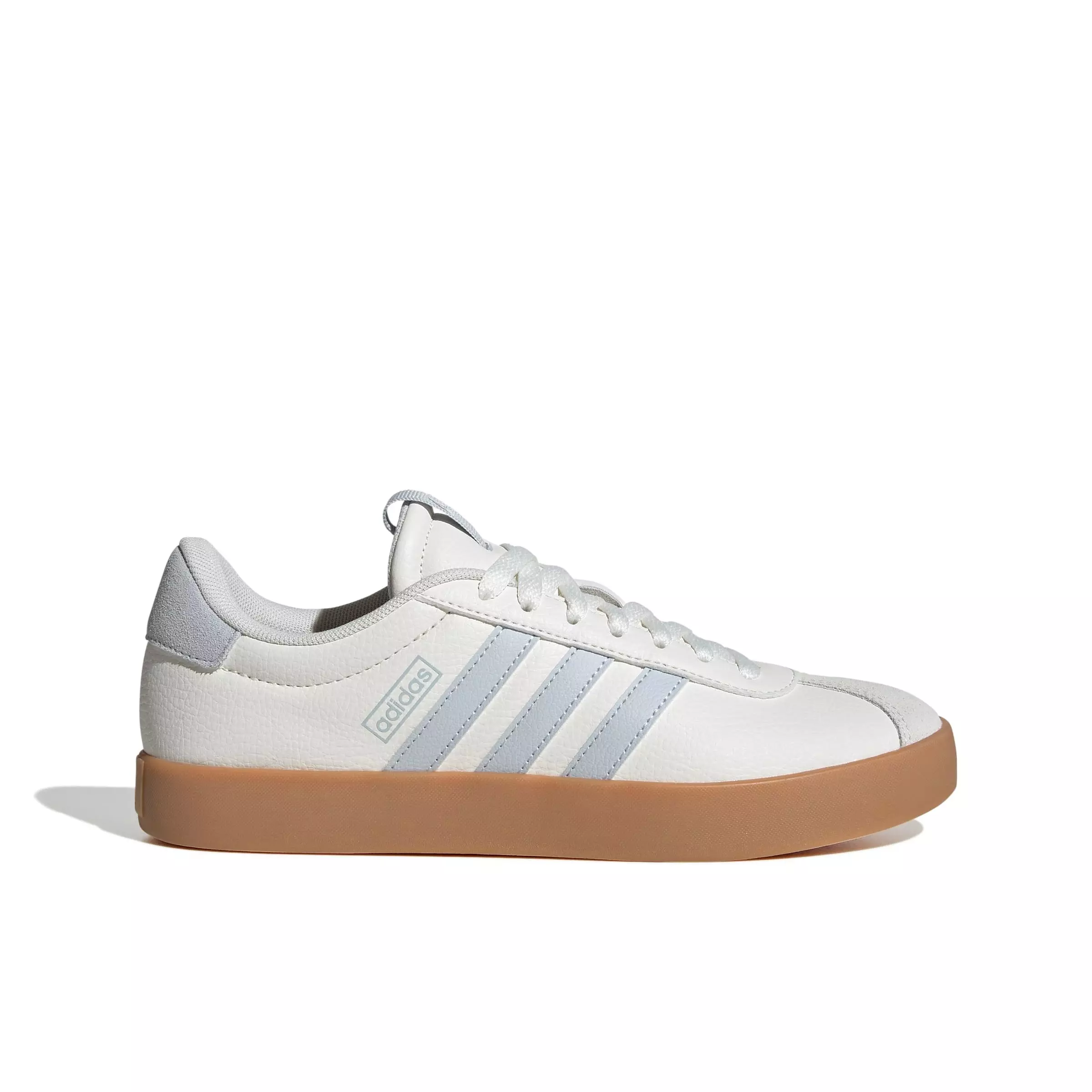adidas VL Court 3.0 "Core White/Halo Blue/Gum 3" Women's Shoe - WHITE/BLUE/GUM