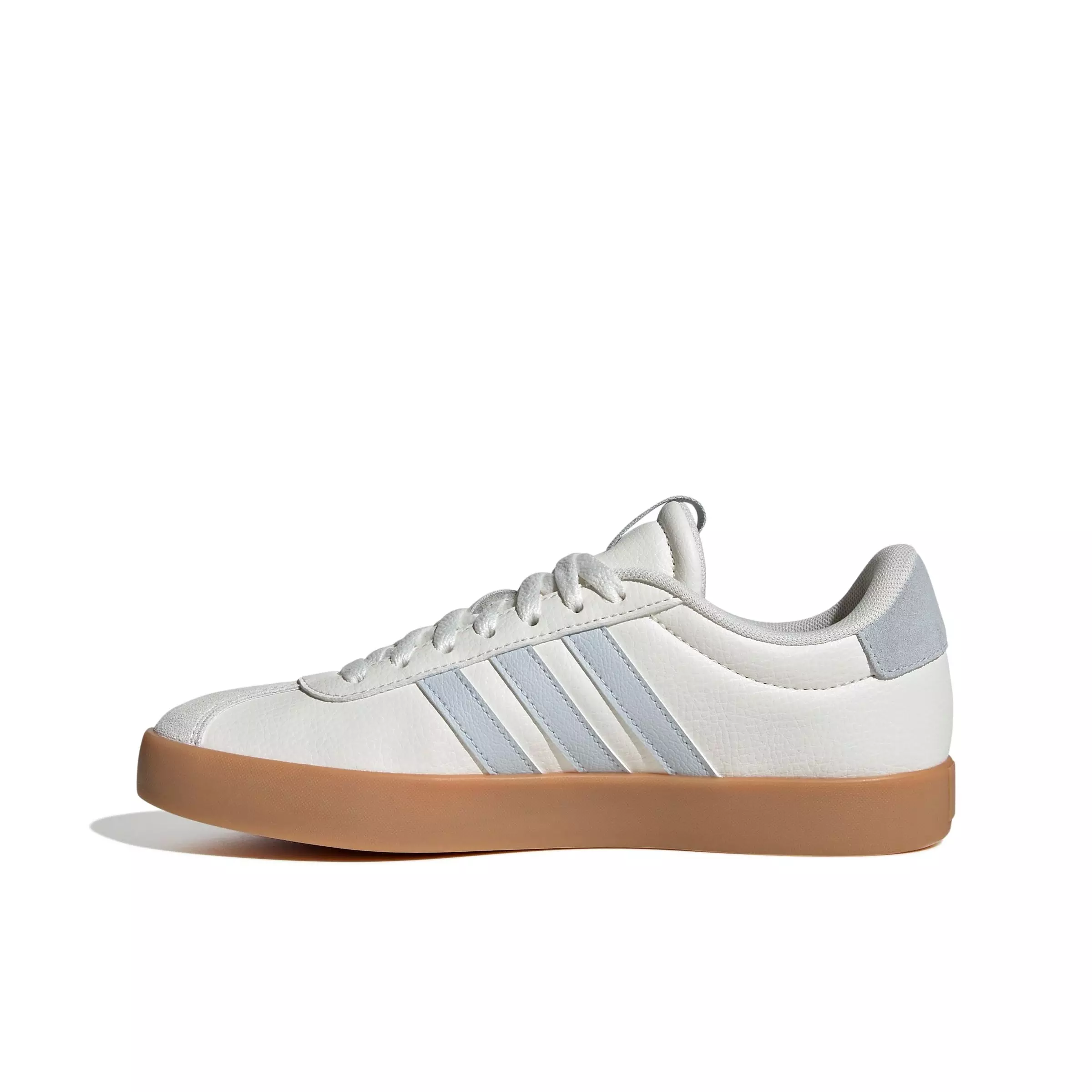 adidas VL Court 3.0 "Core White/Halo Blue/Gum 3" Women's Shoe - WHITE/BLUE/GUM