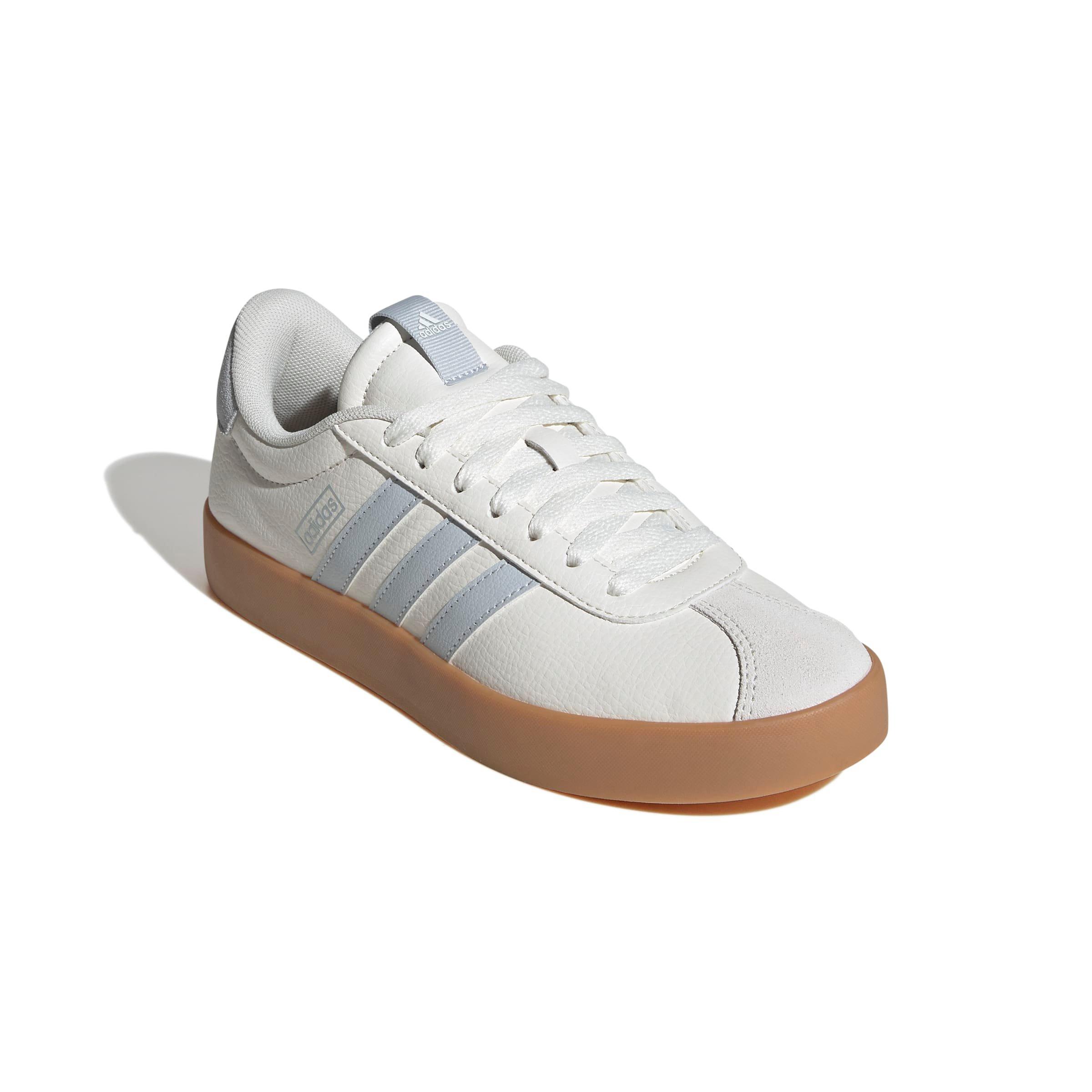 adidas VL Court 3.0 "Core White/Halo Blue/Gum 3" Women's Shoe - WHITE/BLUE/GUM