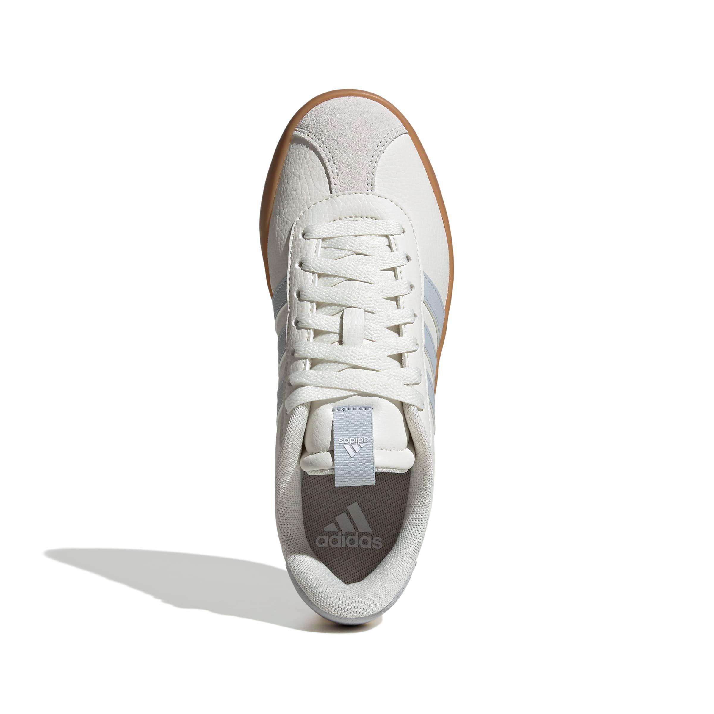 adidas VL Court 3.0 "Core White/Halo Blue/Gum 3" Women's Shoe - WHITE/BLUE/GUM