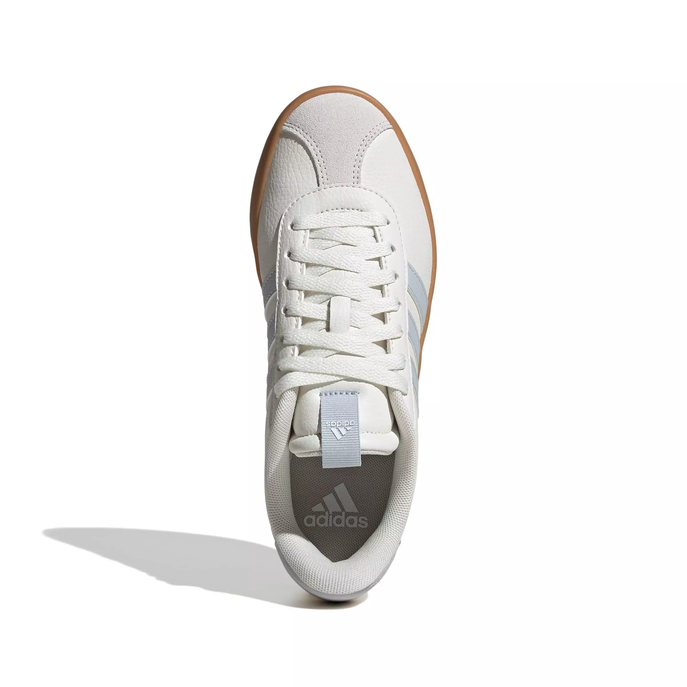 adidas VL Court 3.0 "Core White/Halo Blue/Gum 3" Women's Shoe - WHITE/BLUE/GUM