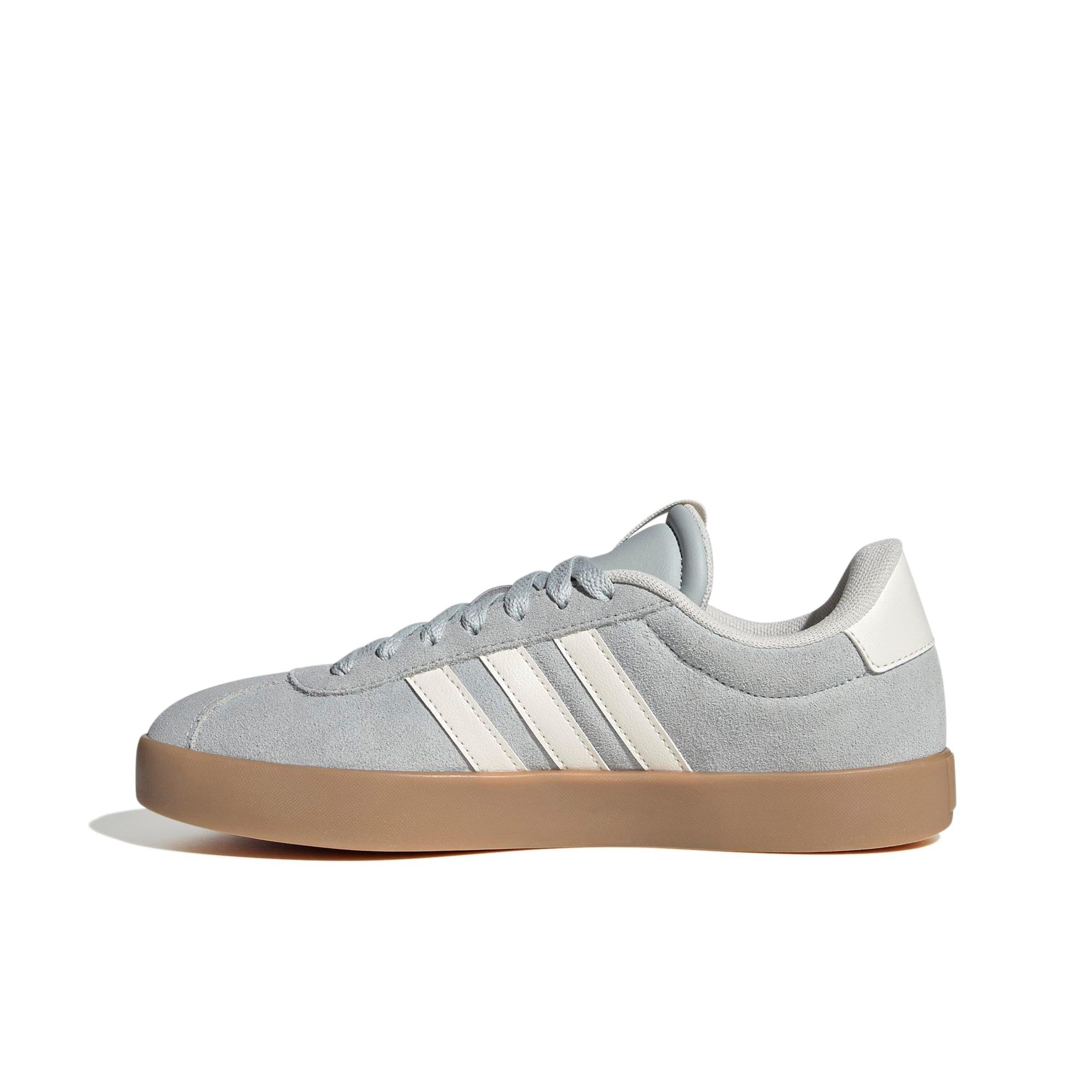 adidas VL Court 3.0 "Wonder Silver/Off White/Gum 3" Women's Shoe - SILVER/OFF WHITE/GUM