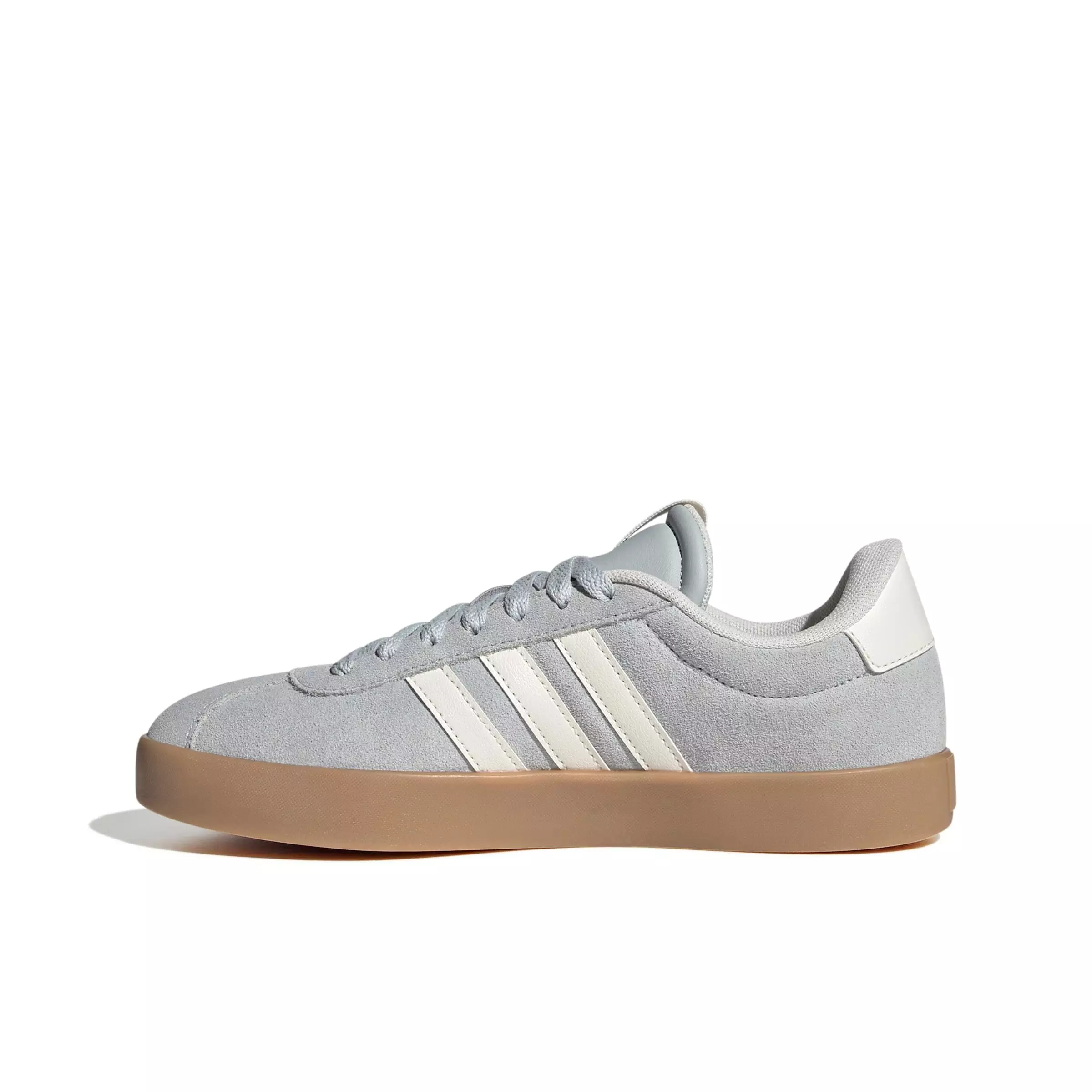 adidas VL Court 3.0 "Wonder Silver/Off White/Gum 3" Women's Shoe - SILVER/OFF WHITE/GUM