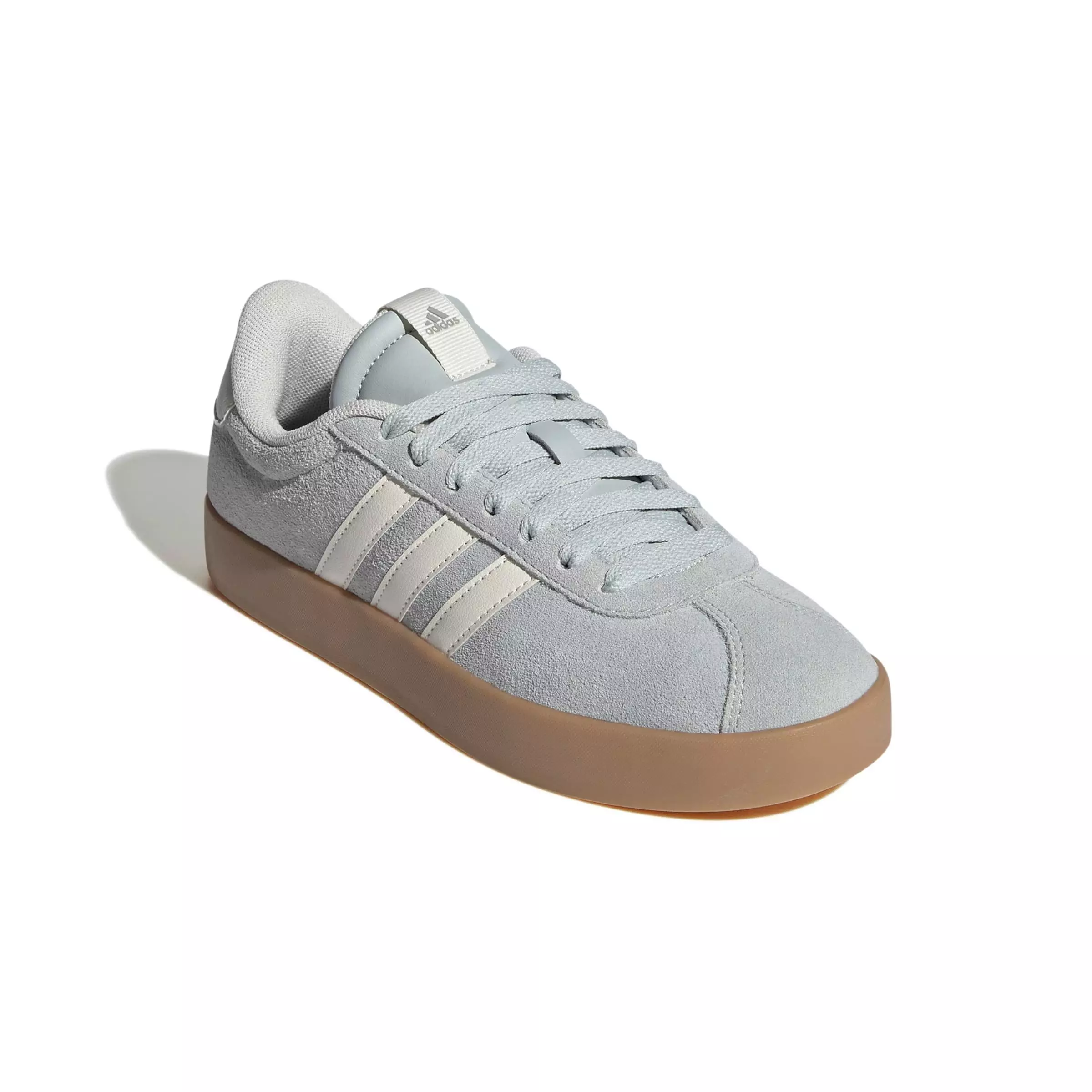 adidas VL Court 3.0 "Wonder Silver/Off White/Gum 3" Women's Shoe - SILVER/OFF WHITE/GUM