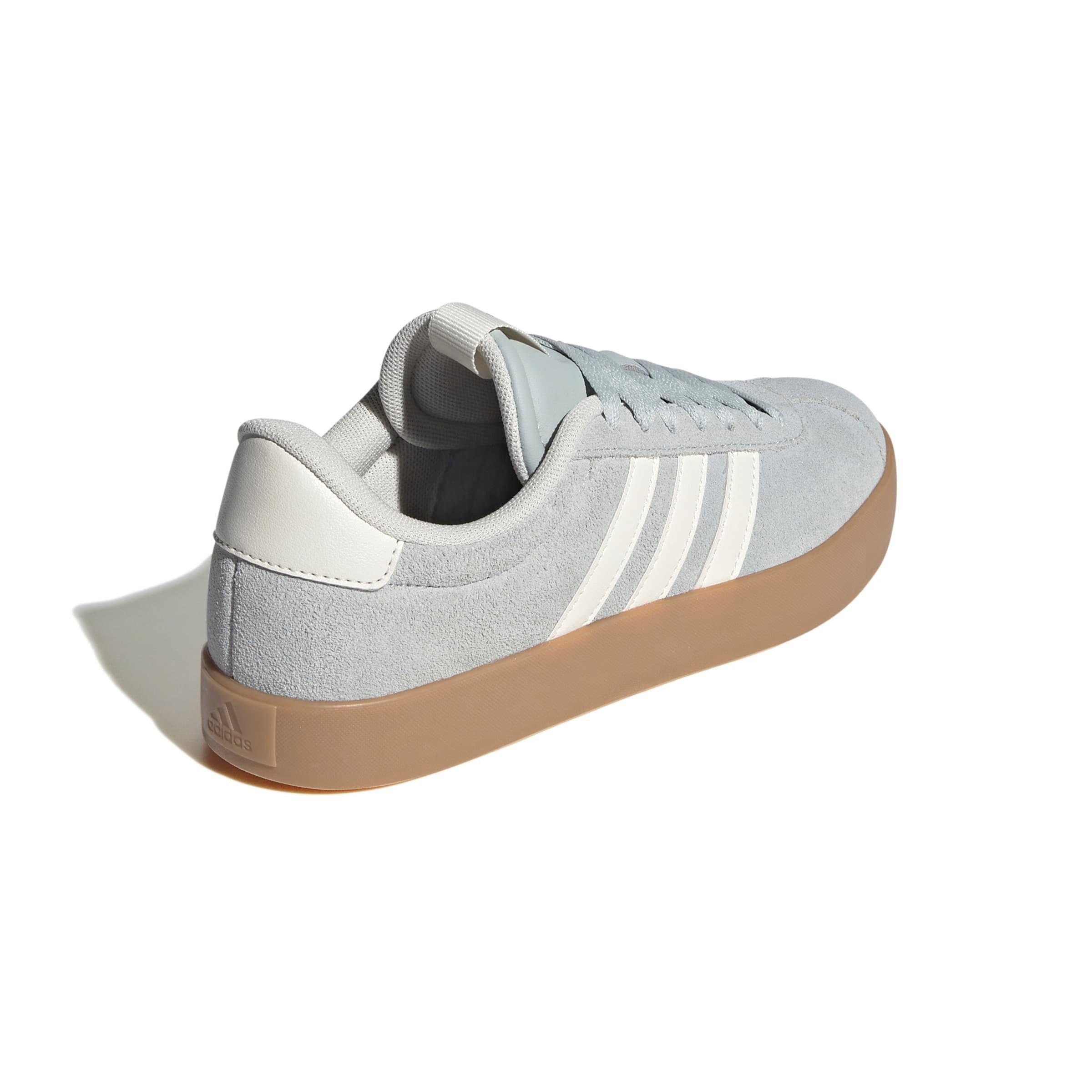 adidas VL Court 3.0 "Wonder Silver/Off White/Gum 3" Women's Shoe - SILVER/OFF WHITE/GUM