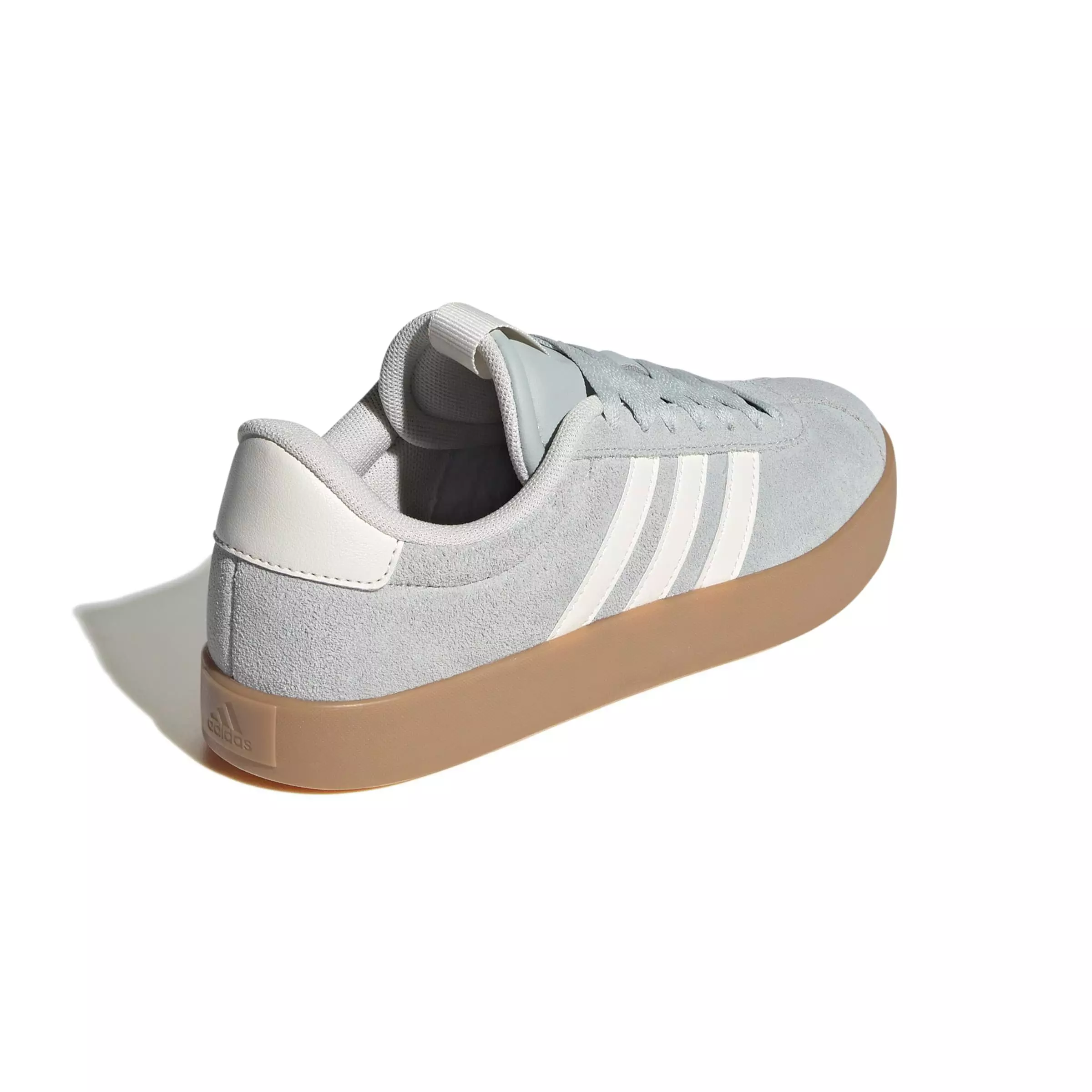 adidas VL Court 3.0 "Wonder Silver/Off White/Gum 3" Women's Shoe - SILVER/OFF WHITE/GUM