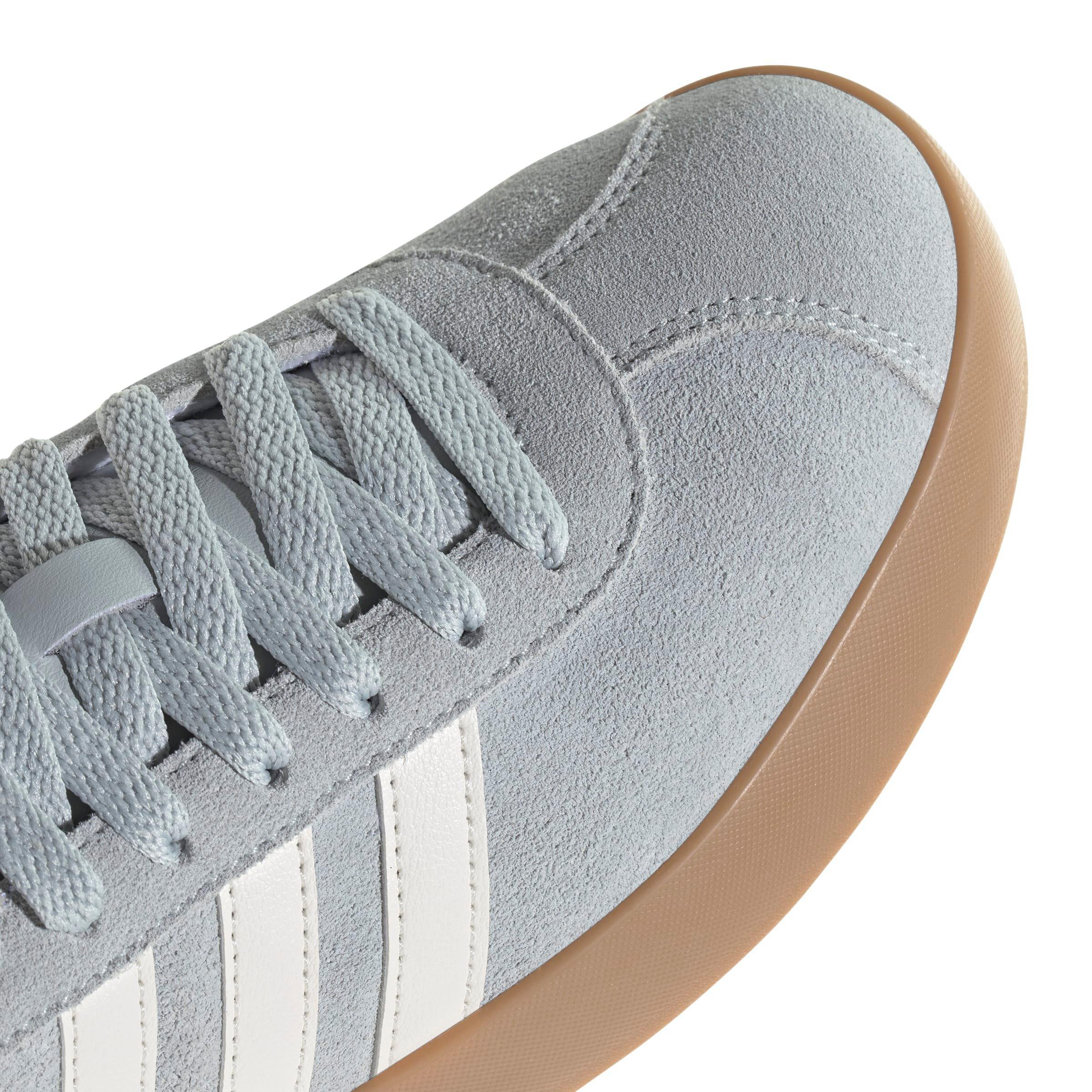 adidas VL Court 3.0 "Wonder Silver/Off White/Gum 3" Women's Shoe - SILVER/OFF WHITE/GUM