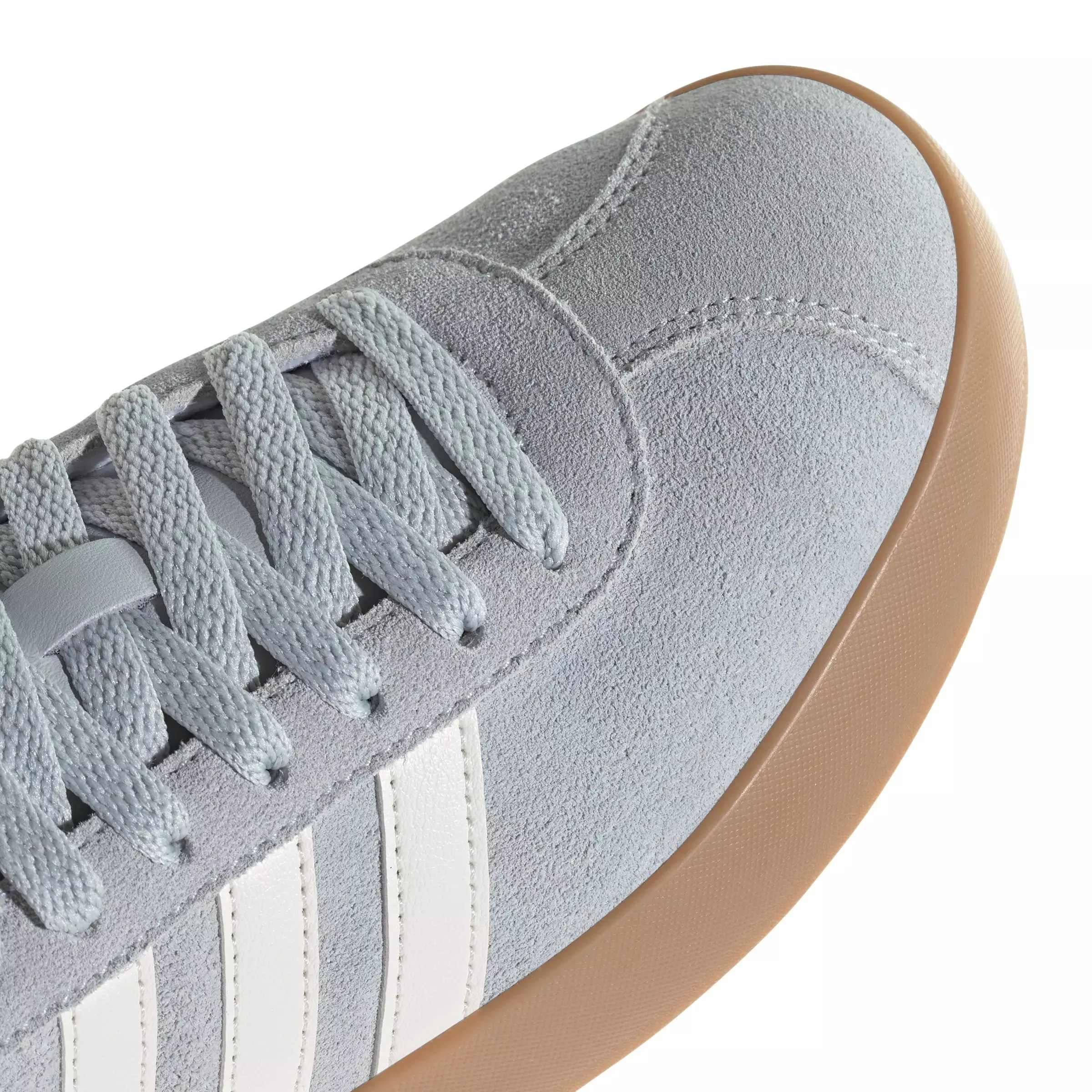 adidas VL Court 3.0 "Wonder Silver/Off White/Gum 3" Women's Shoe - SILVER/OFF WHITE/GUM