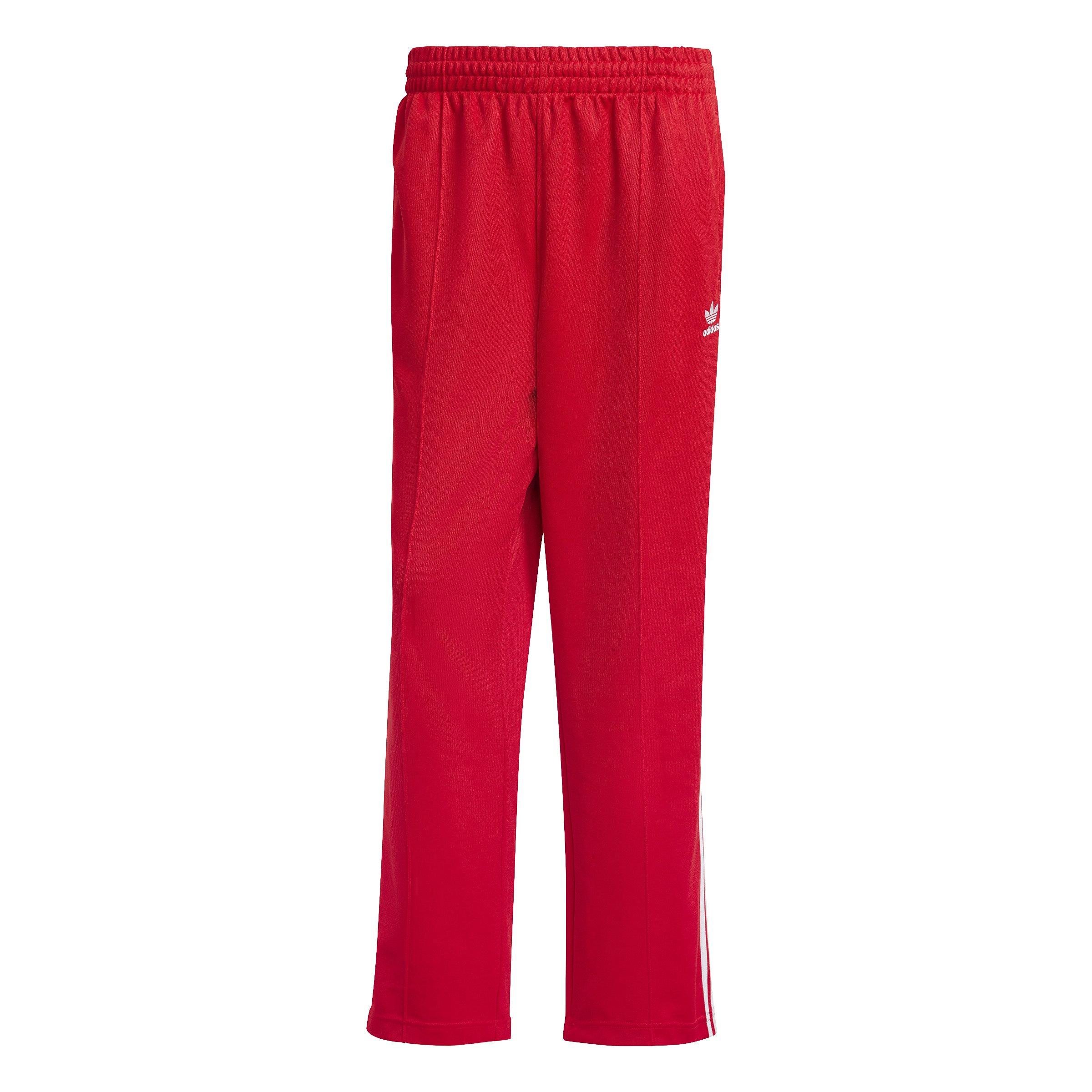 adidas Originals Men s Adicolor Baggy Fit Firebird Track Pants Red Hibbett