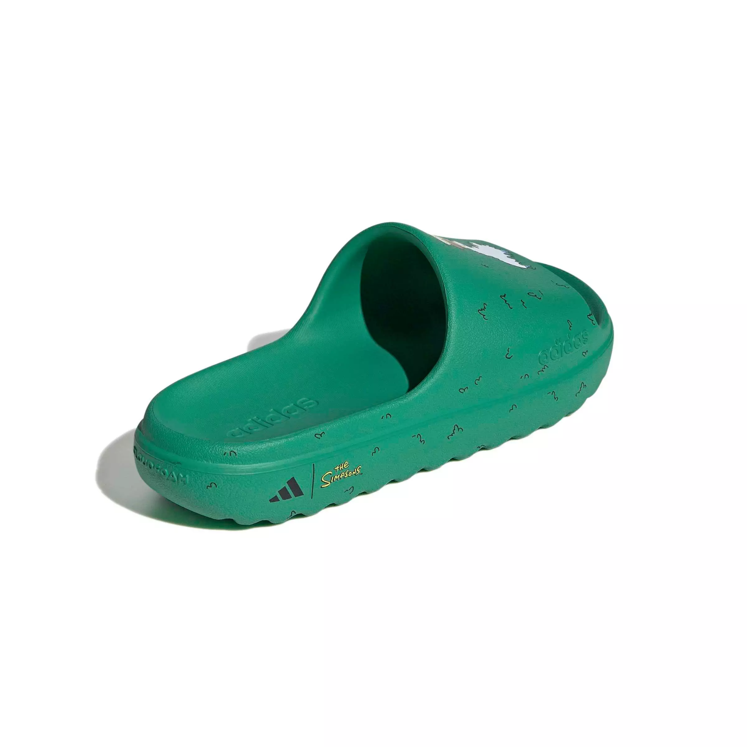 adidas The Simpsons Adilette Lumia "Court Green/Core Black/Ftwr White" Men's Slide - GREEN/BLACK/WHITE