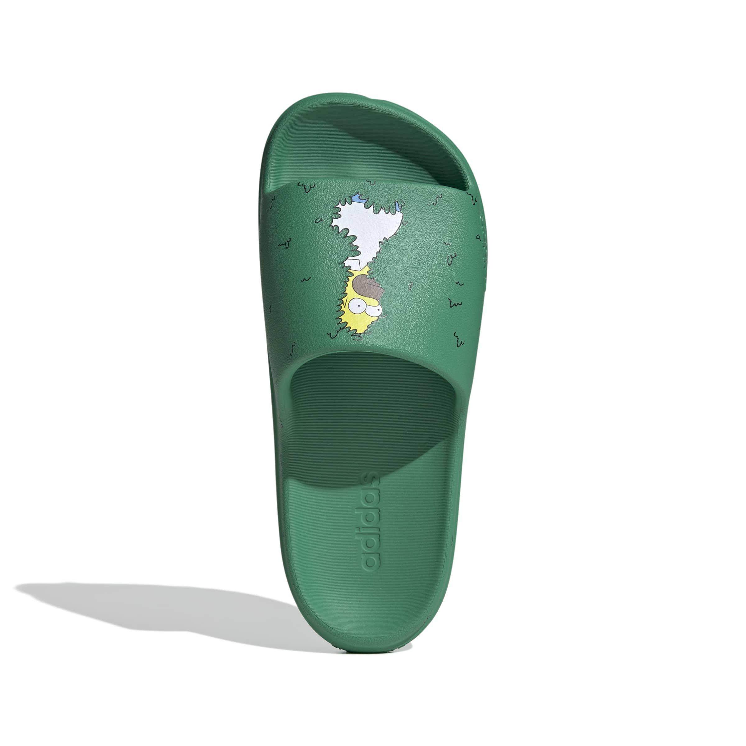 adidas The Simpsons Adilette Lumia "Court Green/Core Black/Ftwr White" Men's Slide - GREEN/BLACK/WHITE Thumbnail View 5