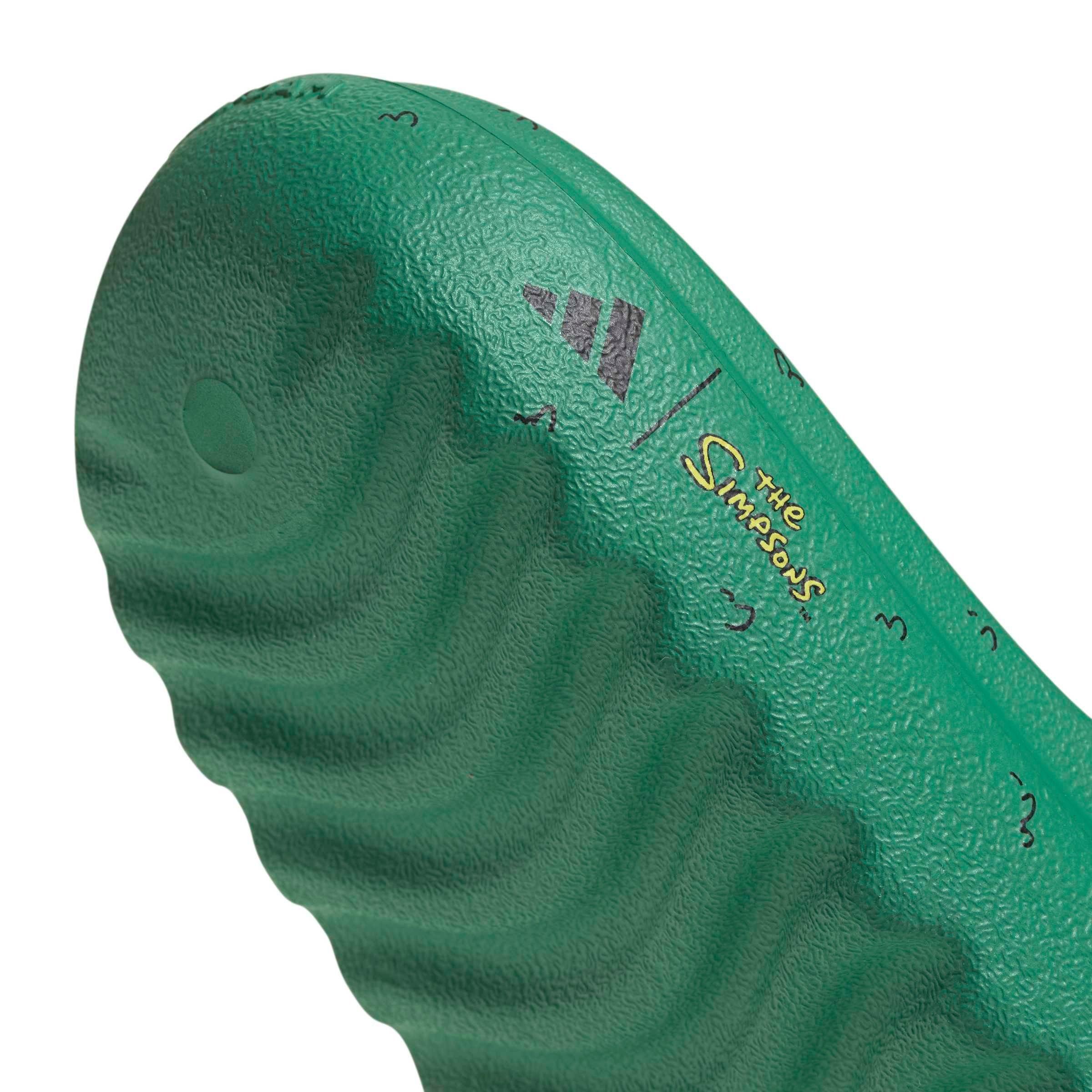 adidas The Simpsons Adilette Lumia "Court Green/Core Black/Ftwr White" Men's Slide - GREEN/BLACK/WHITE Thumbnail View 7