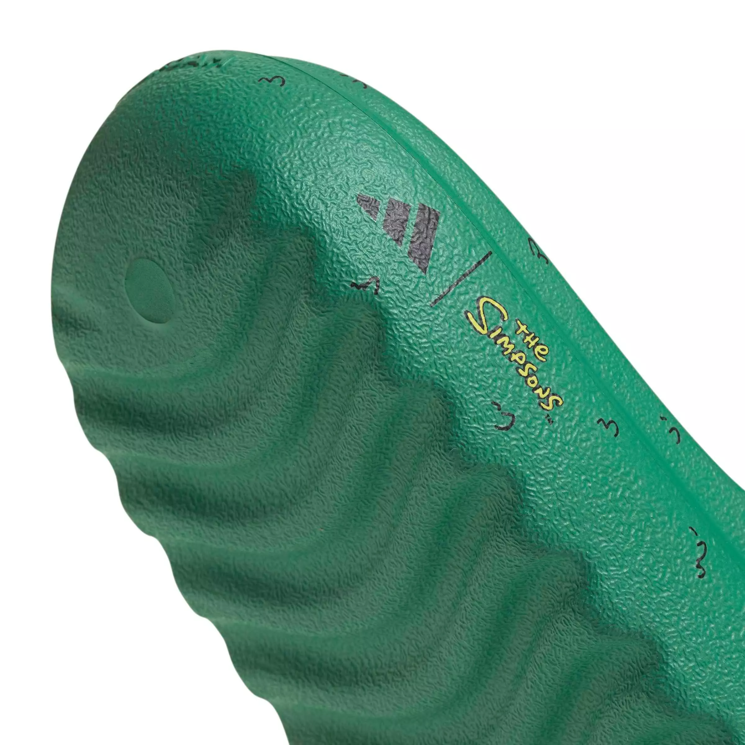 adidas The Simpsons Adilette Lumia "Court Green/Core Black/Ftwr White" Men's Slide - GREEN/BLACK/WHITE