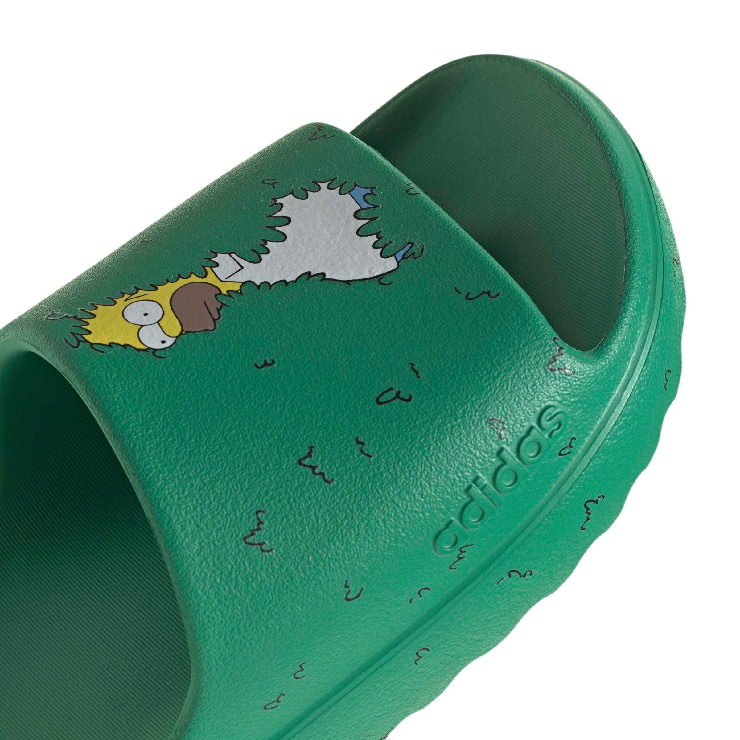 adidas The Simpsons Adilette Lumia "Court Green/Core Black/Ftwr White" Men's Slide - GREEN/BLACK/WHITE Thumbnail View 8