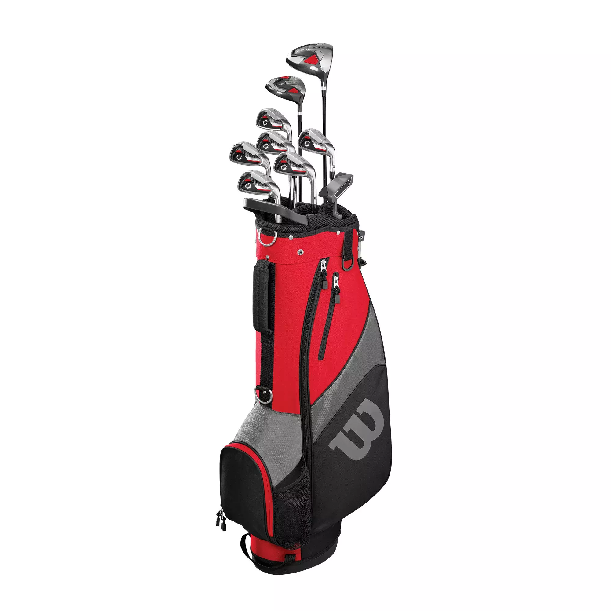 Wilson Men's Profile SGI Complete Right-hand Golf Set - RED