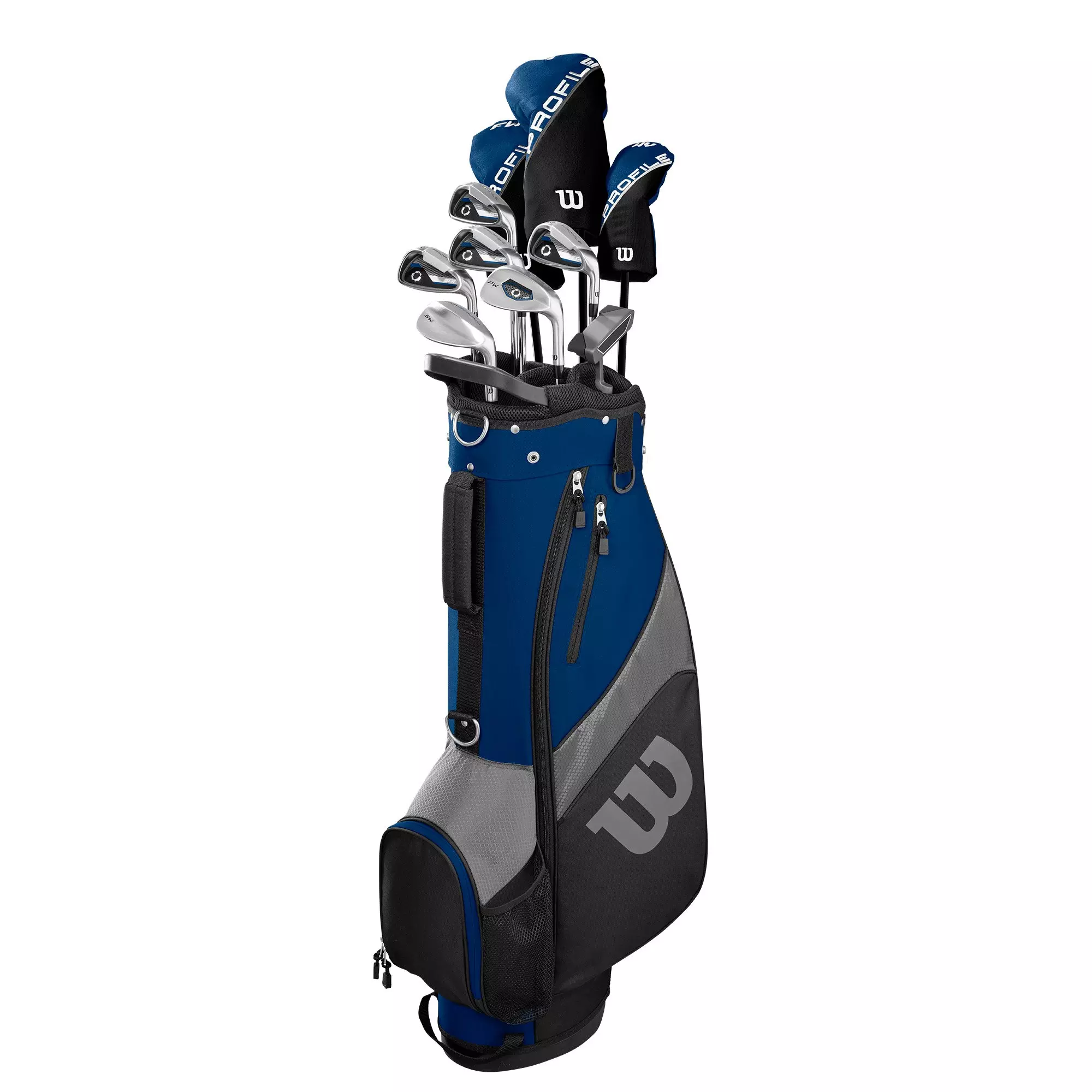 Wilson Men's Profile SGI Senior Complete Right-hand Golf Set - BLUE