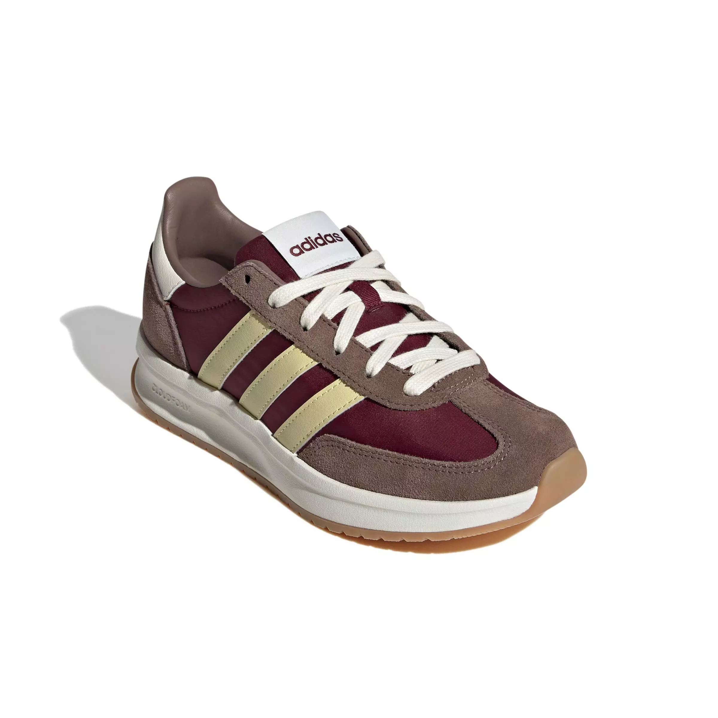 adidas Run 70s 2.0 "Maroon/Powder Yellow/Earth Strata" Women's Shoe - MAROON/YELLOW/EARTH