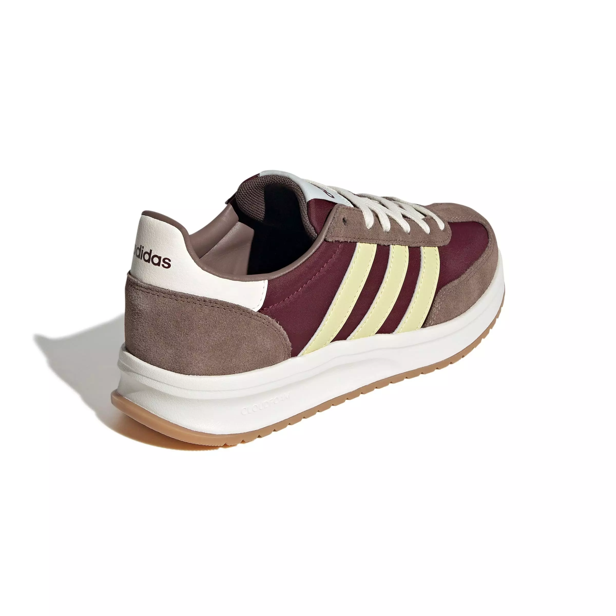 adidas Run 70s 2.0 "Maroon/Powder Yellow/Earth Strata" Women's Shoe - MAROON/YELLOW/EARTH