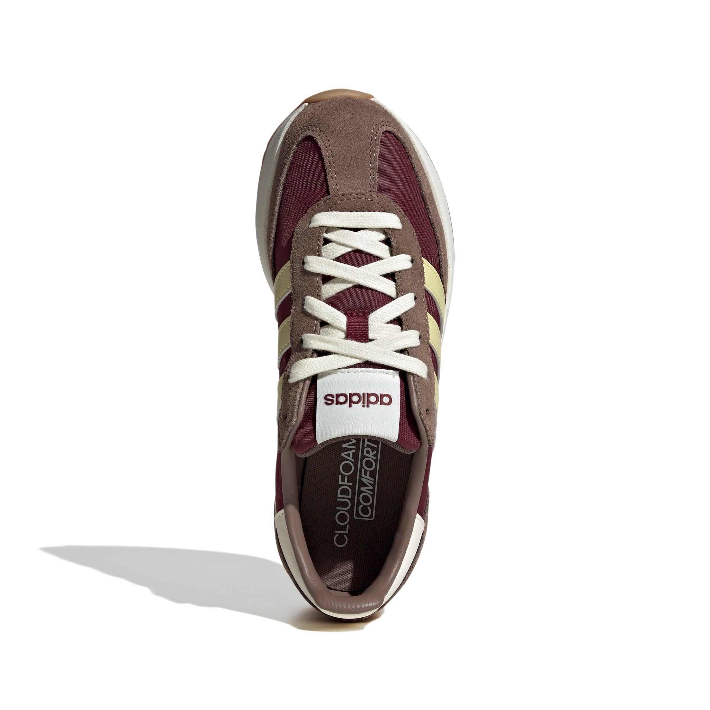 adidas Run 70s 2.0 "Maroon/Powder Yellow/Earth Strata" Women's Shoe - MAROON/YELLOW/EARTH