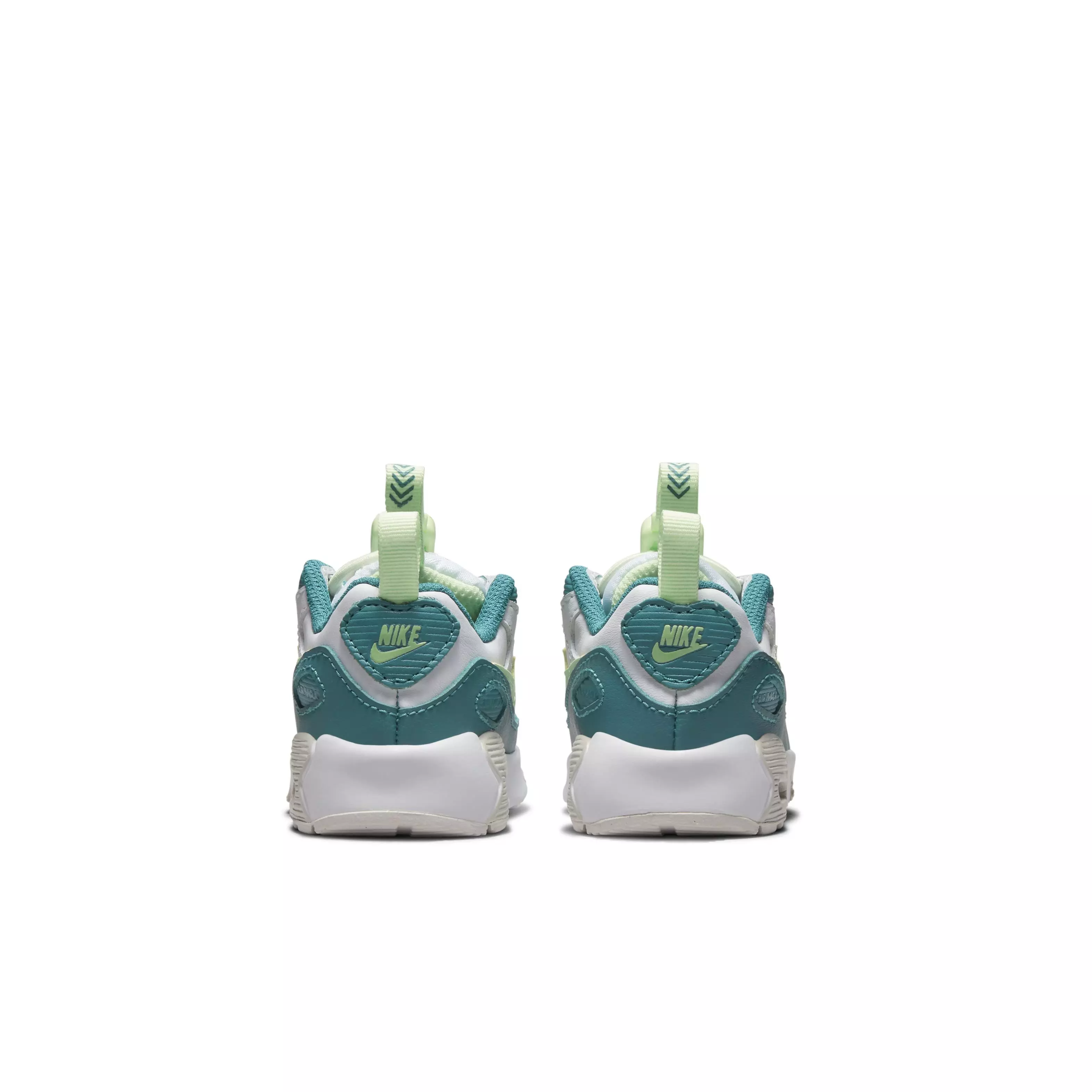 Nike Air Max 90 Toggle "White/Barely Volt/Bright Spruce/Phantom" Infant Boys' Shoe - WHITE/VOLT/SPRUCE/PHANTOM