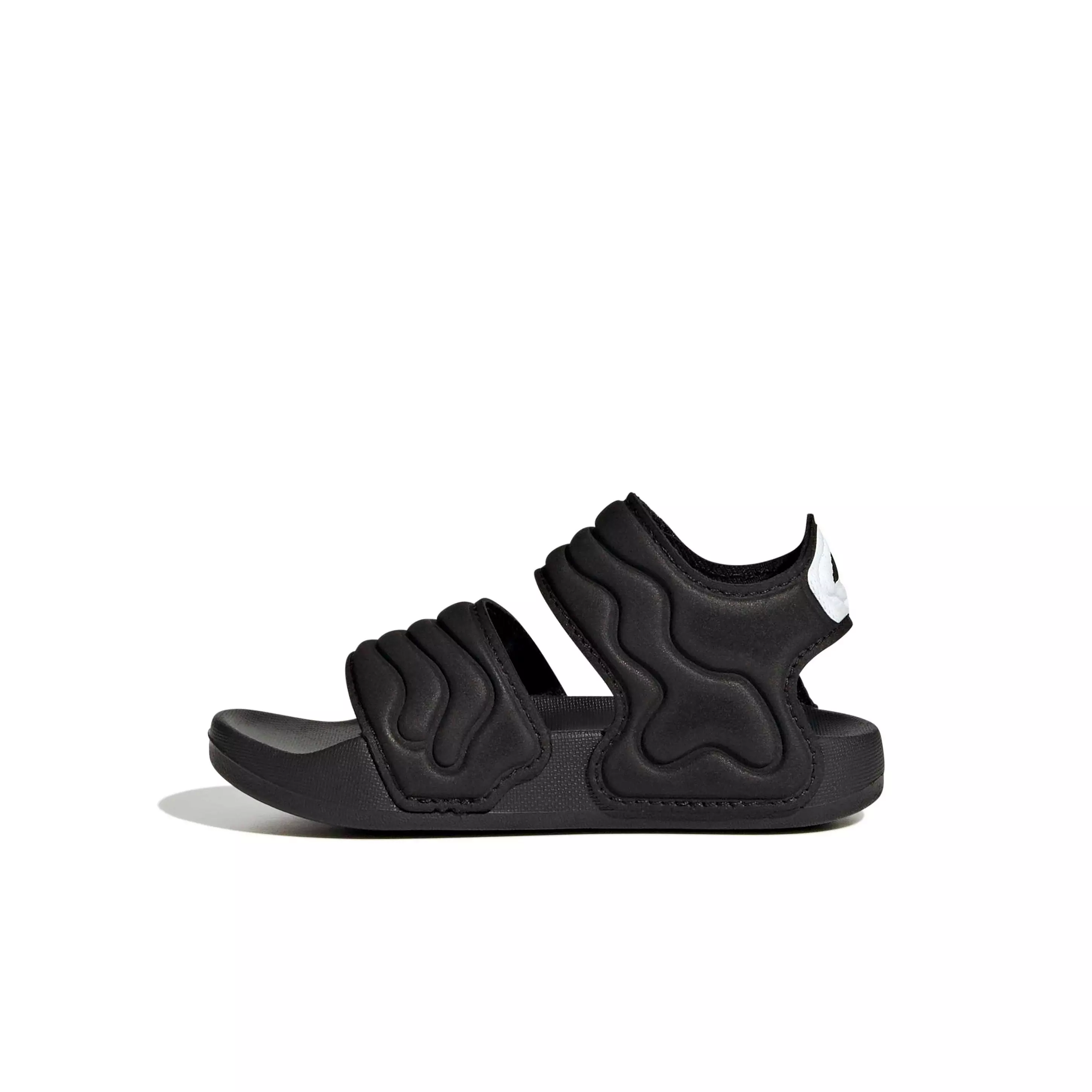 adidas Adilette Sandal 3 "Core Black/Core Black/Ftwr White" Infant Boys' Sandal - BLACK/BLACK/WHITE