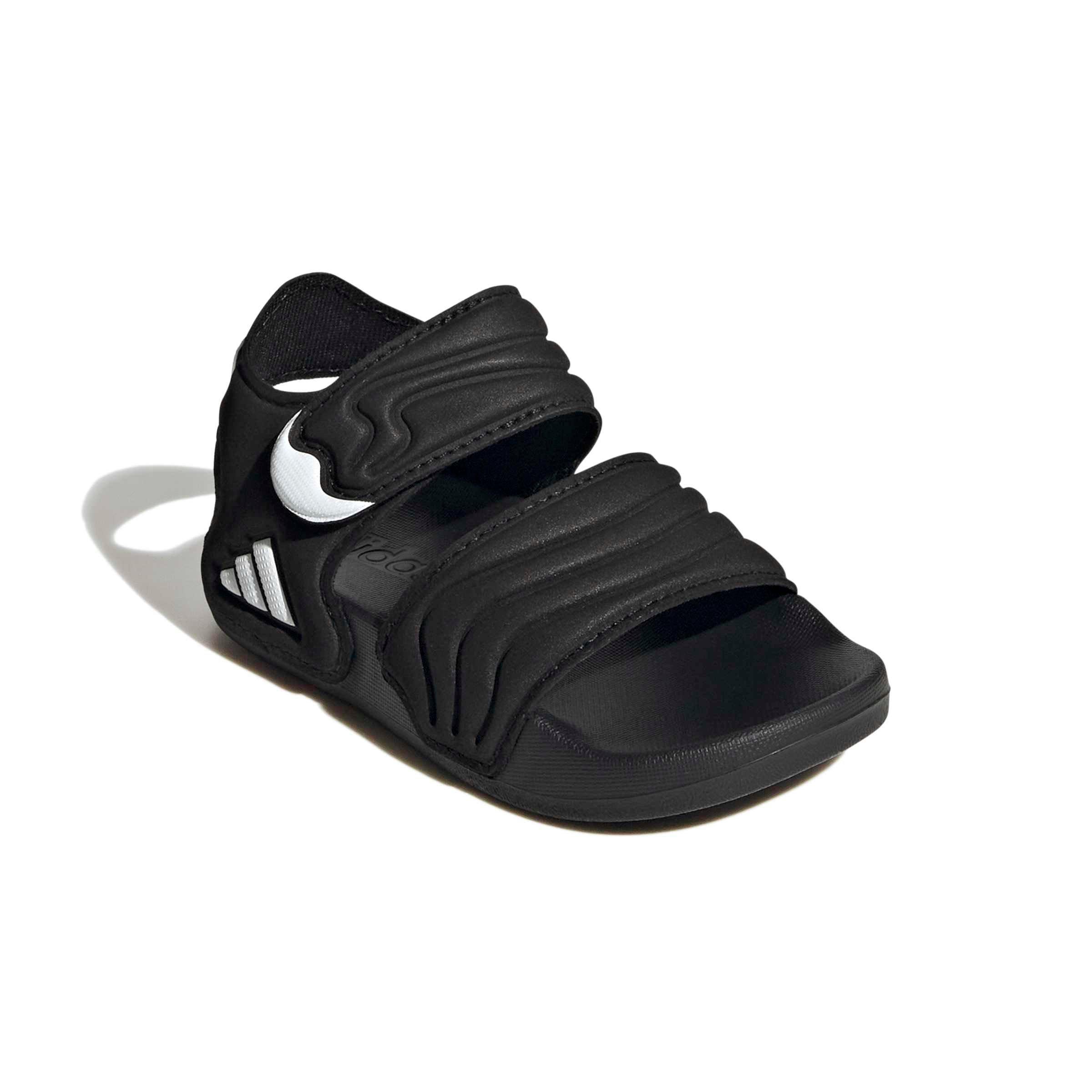 adidas Adilette Sandal 3 Infant Boys' "Core Black/Core Black/Ftwr White" Sandal