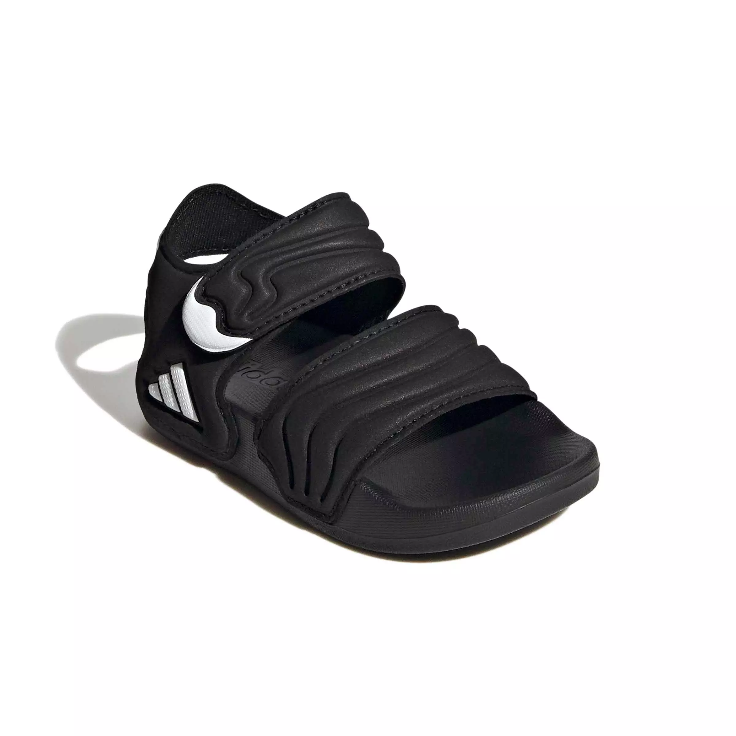 adidas Adilette Sandal 3 "Core Black/Core Black/Ftwr White" Infant Boys' Sandal - BLACK/BLACK/WHITE