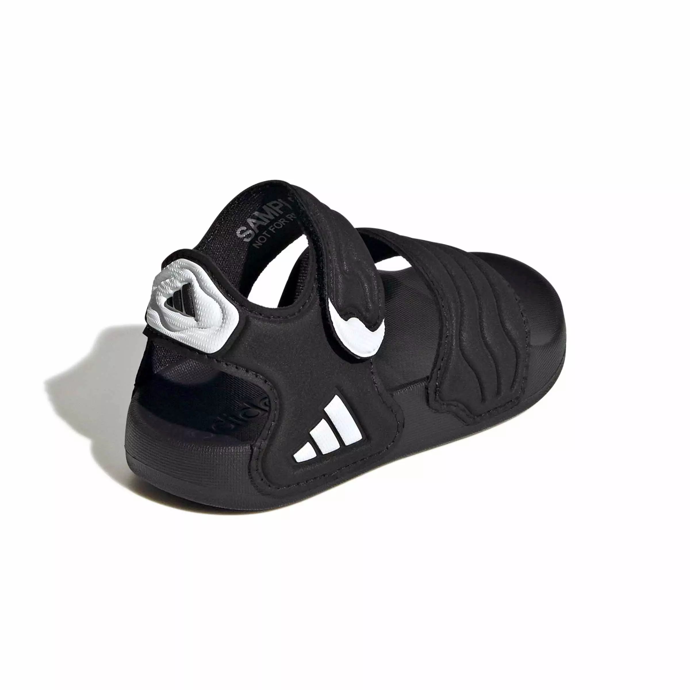 adidas Adilette Sandal 3 "Core Black/Core Black/Ftwr White" Infant Boys' Sandal - BLACK/BLACK/WHITE