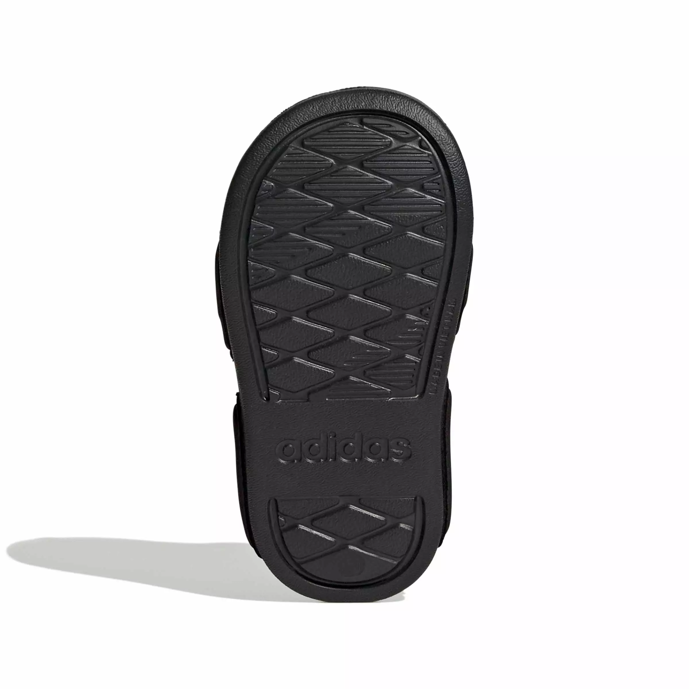 adidas Adilette Sandal 3 "Core Black/Core Black/Ftwr White" Infant Boys' Sandal - BLACK/BLACK/WHITE