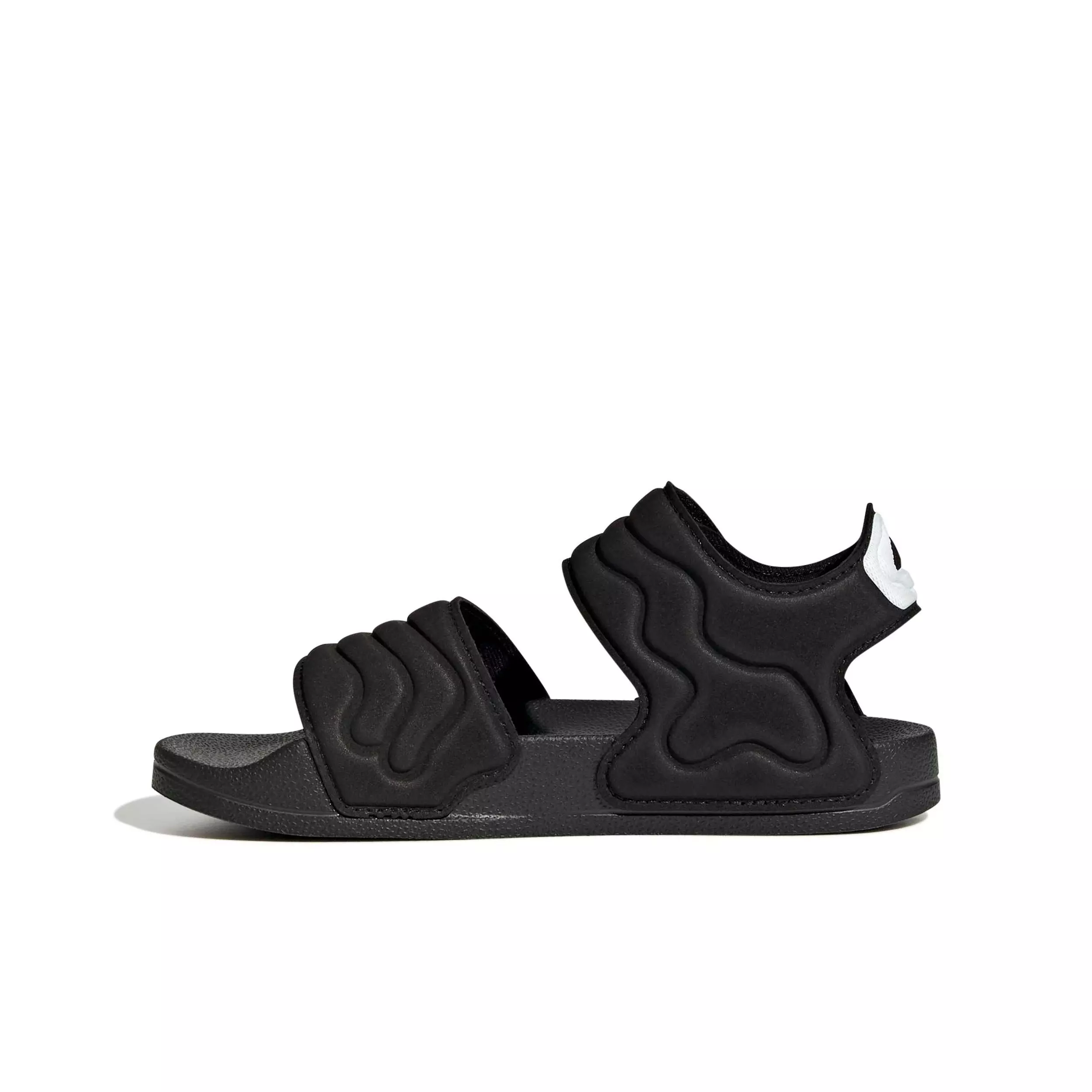 adidas Adilette Sandal 3 "Core Black/Core Black/Ftwr White" Preschool Boys' Sandal - BLACK/BLACK/WHITE