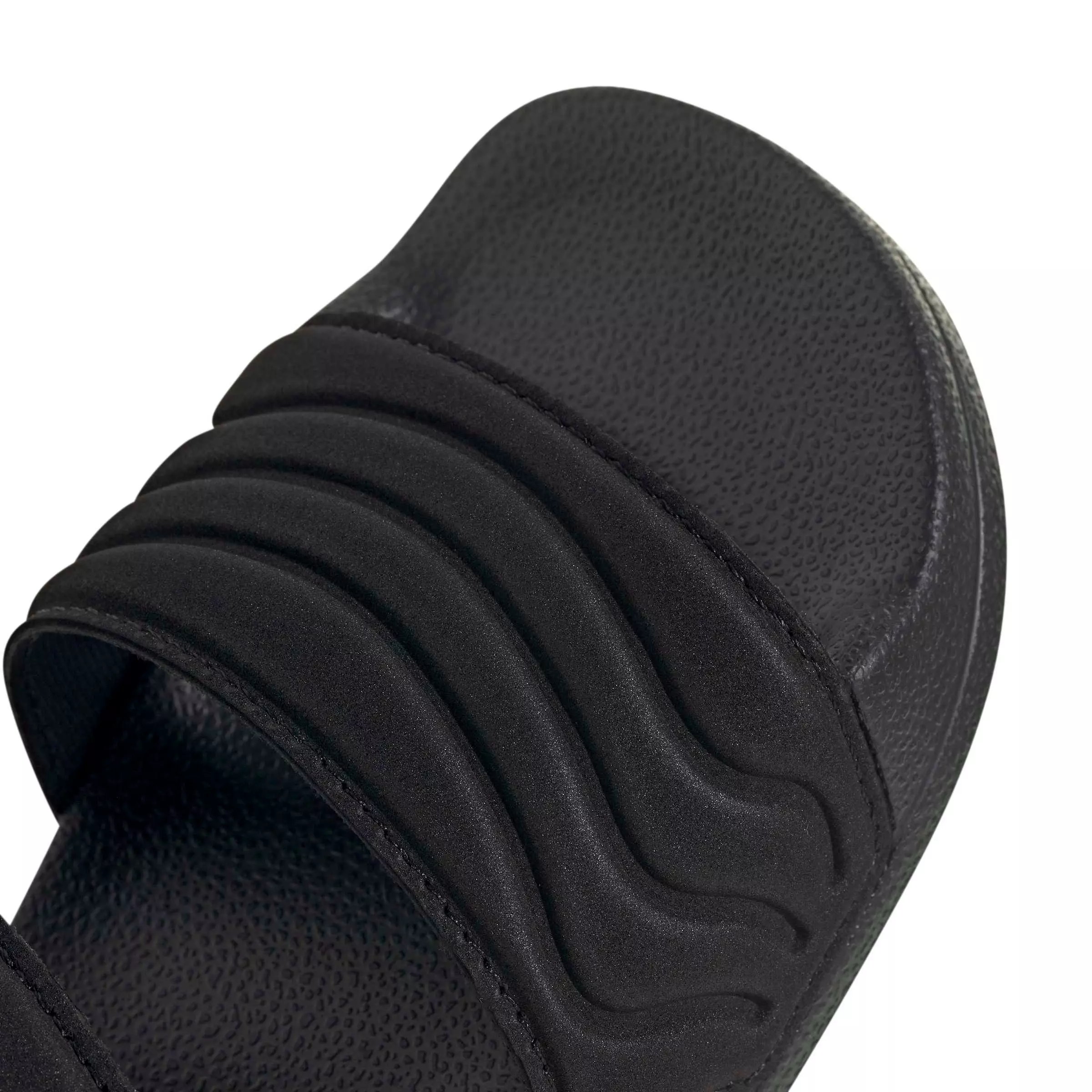 adidas Adilette Sandal 3 "Core Black/Core Black/Ftwr White" Preschool Boys' Sandal - BLACK/BLACK/WHITE