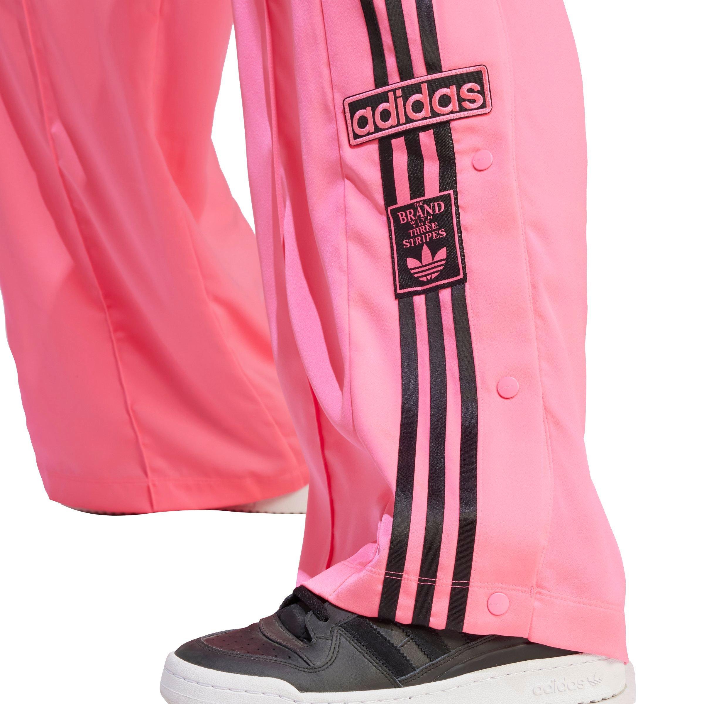 adidas Originals Women's Adibreak Satin Wide Leg Pants - Pink - Hibbett