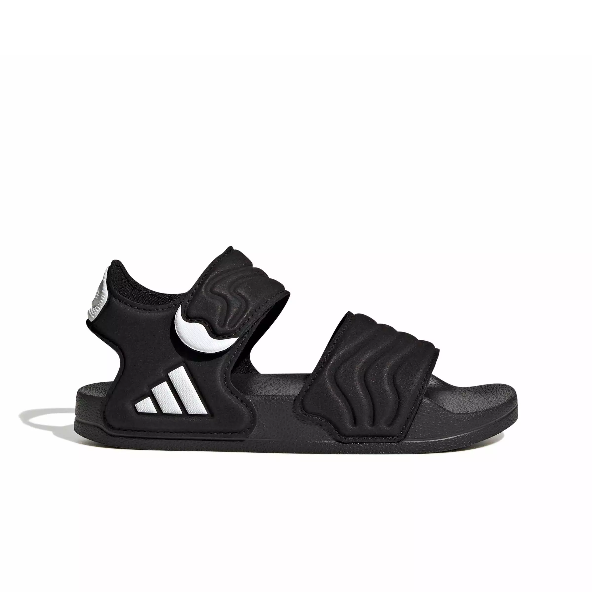 adidas Adilette Sandal 3 "Core Black/Core Black/Ftwr White" Grade School Boys' Sandal - BLACK/BLACK/WHITE