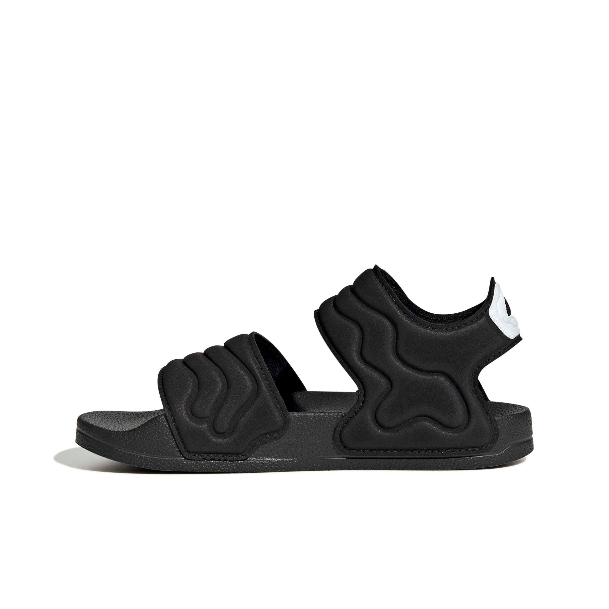 adidas Adilette Sandal 3 Grade School Boys' "Core Black/Core Black/Ftwr White" Sandal