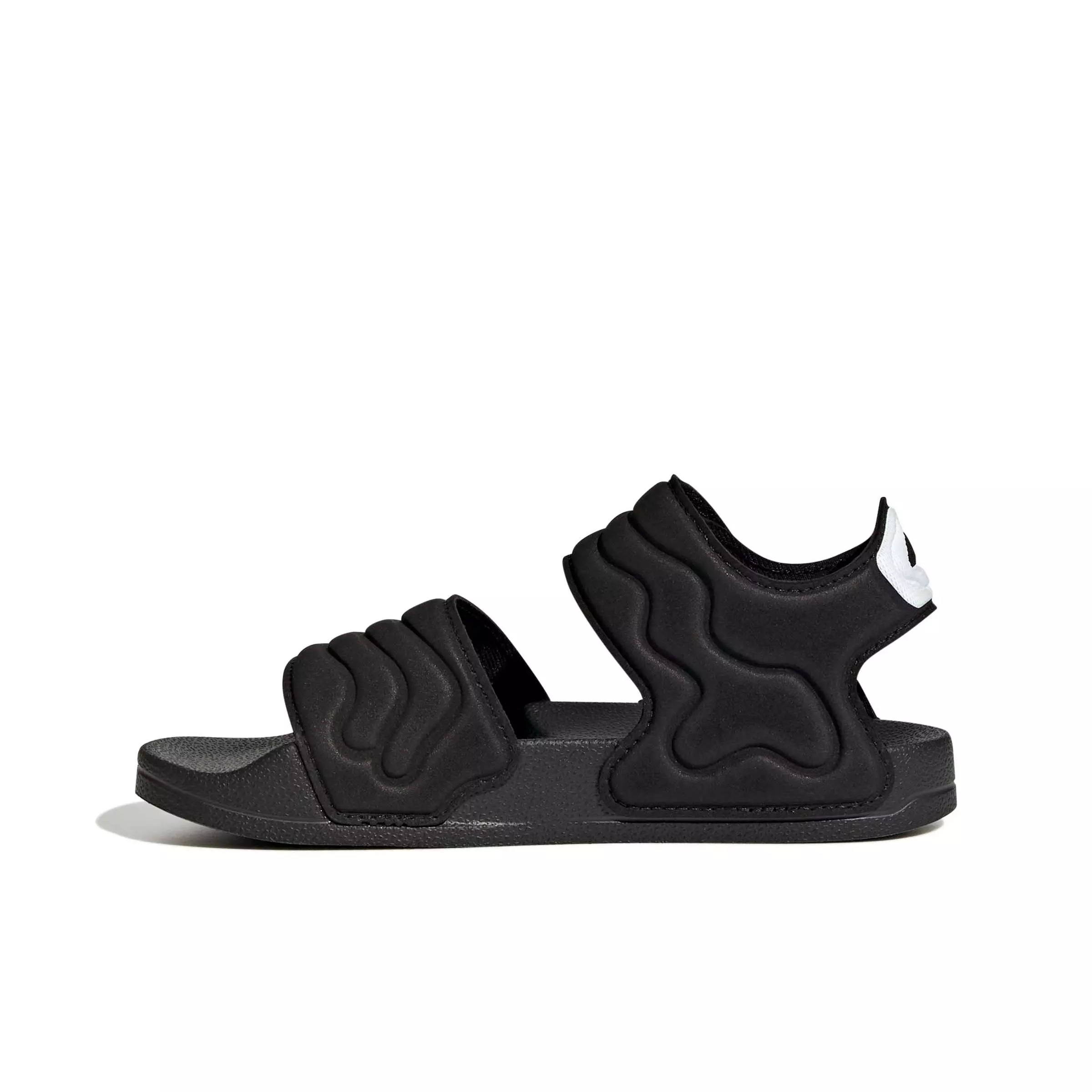 adidas Adilette Sandal 3 "Core Black/Core Black/Ftwr White" Grade School Boys' Sandal - BLACK/BLACK/WHITE