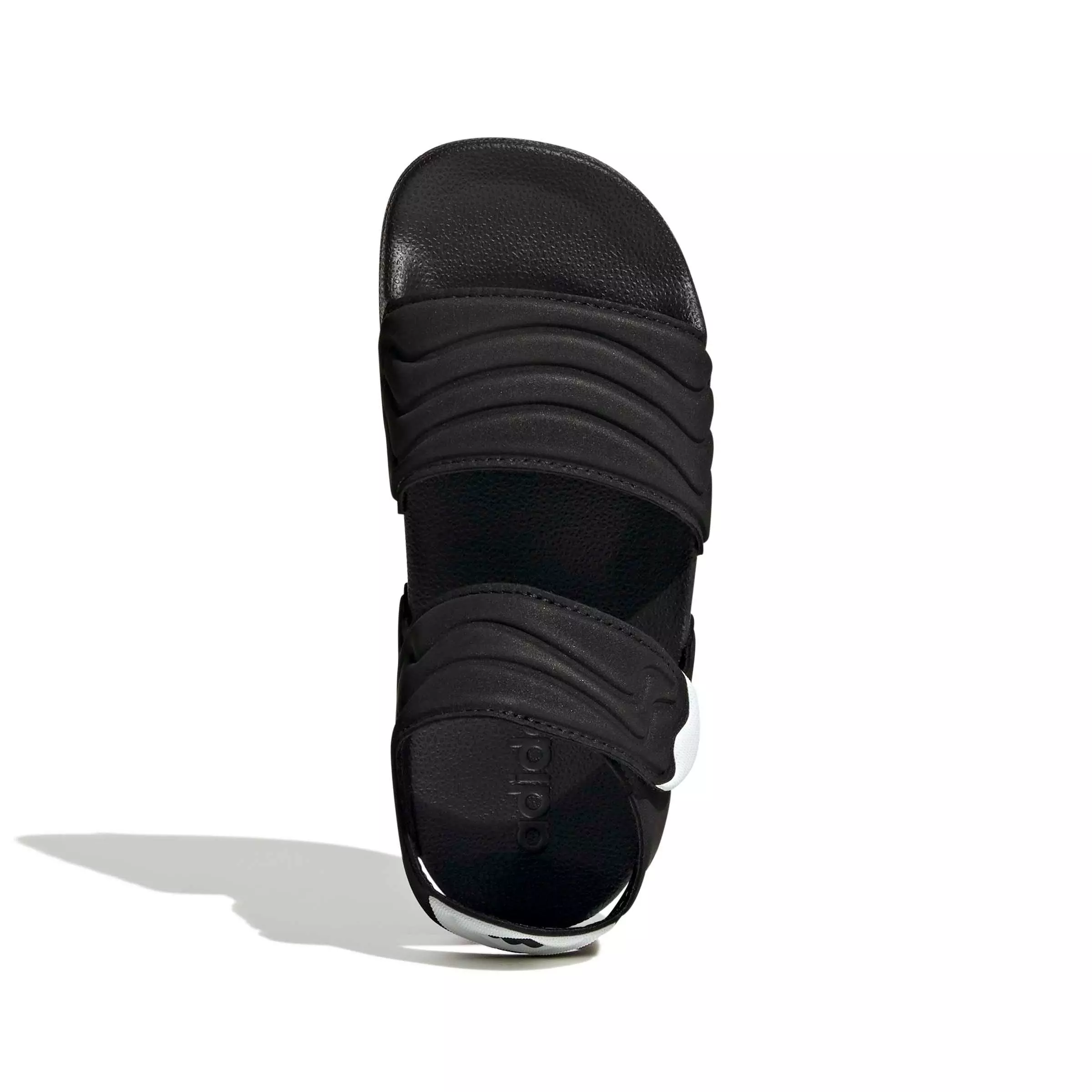 adidas Adilette Sandal 3 "Core Black/Core Black/Ftwr White" Grade School Boys' Sandal - BLACK/BLACK/WHITE
