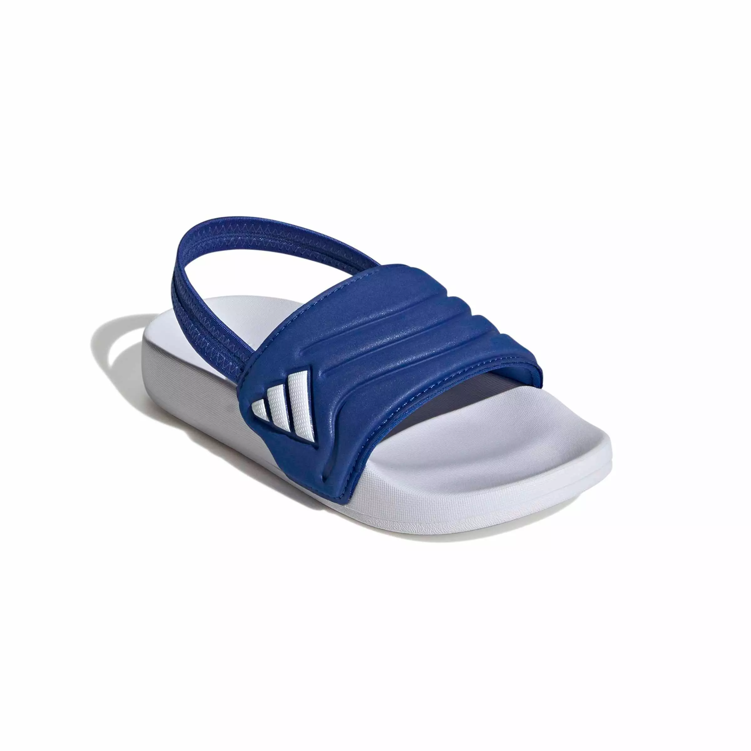 adidas Adilette Estrap 2.0 "Team Royal Blue/Ftwr White/Team Royal Blue" Preschool Boys' Slide - ROYAL/WHITE/ROYAL