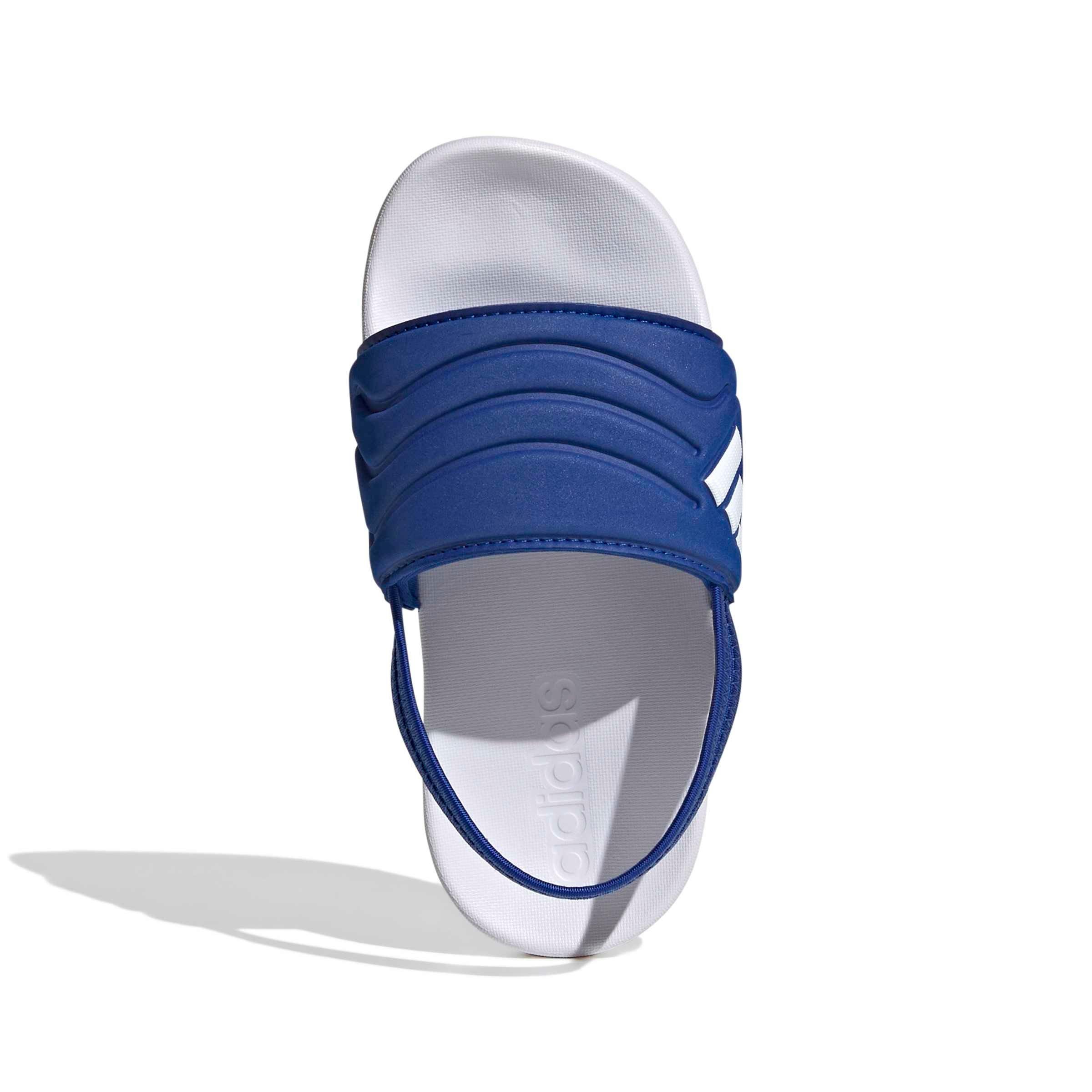 adidas Adilette Estrap 2.0 "Team Royal Blue/Ftwr White/Team Royal Blue" Preschool Boys' Slide - ROYAL/WHITE/ROYAL Thumbnail View 5