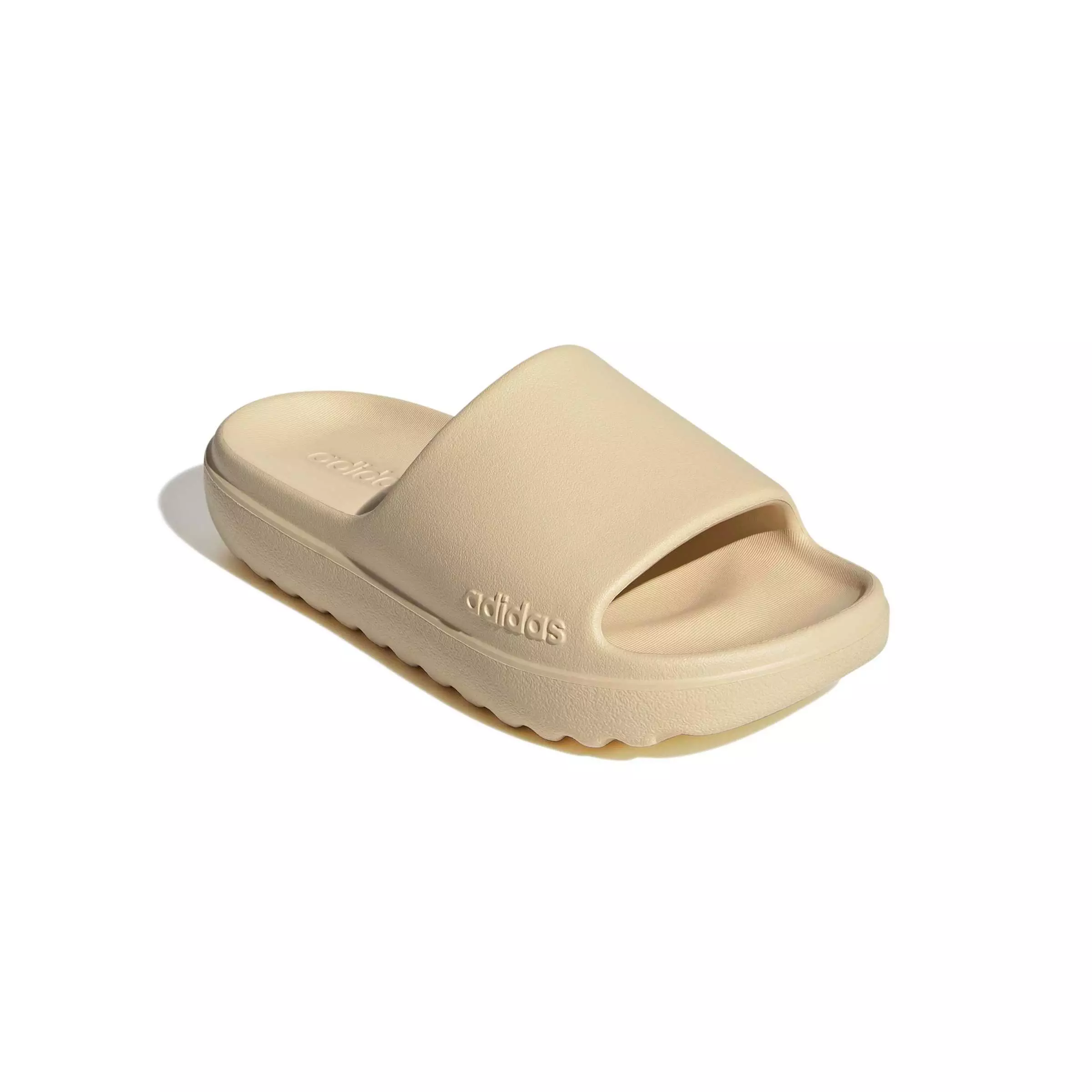 adidas Adilette Lumia "Sand Strata/Sand Strata/Sand Strata" Grade School Boys' Slide - SAND/SAND/SAND