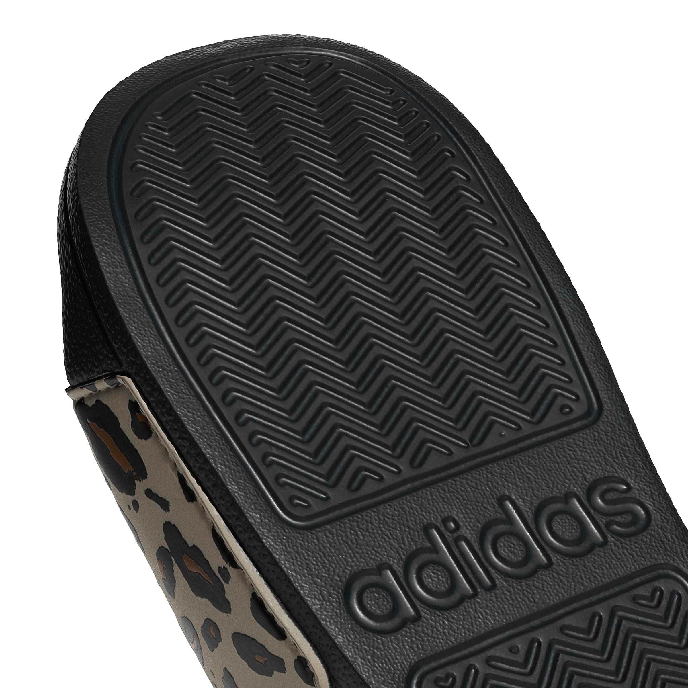 adidas Adilette Shower Logo Preschool Girls' "Crystal Linen/Core White/Core Black" Sandal