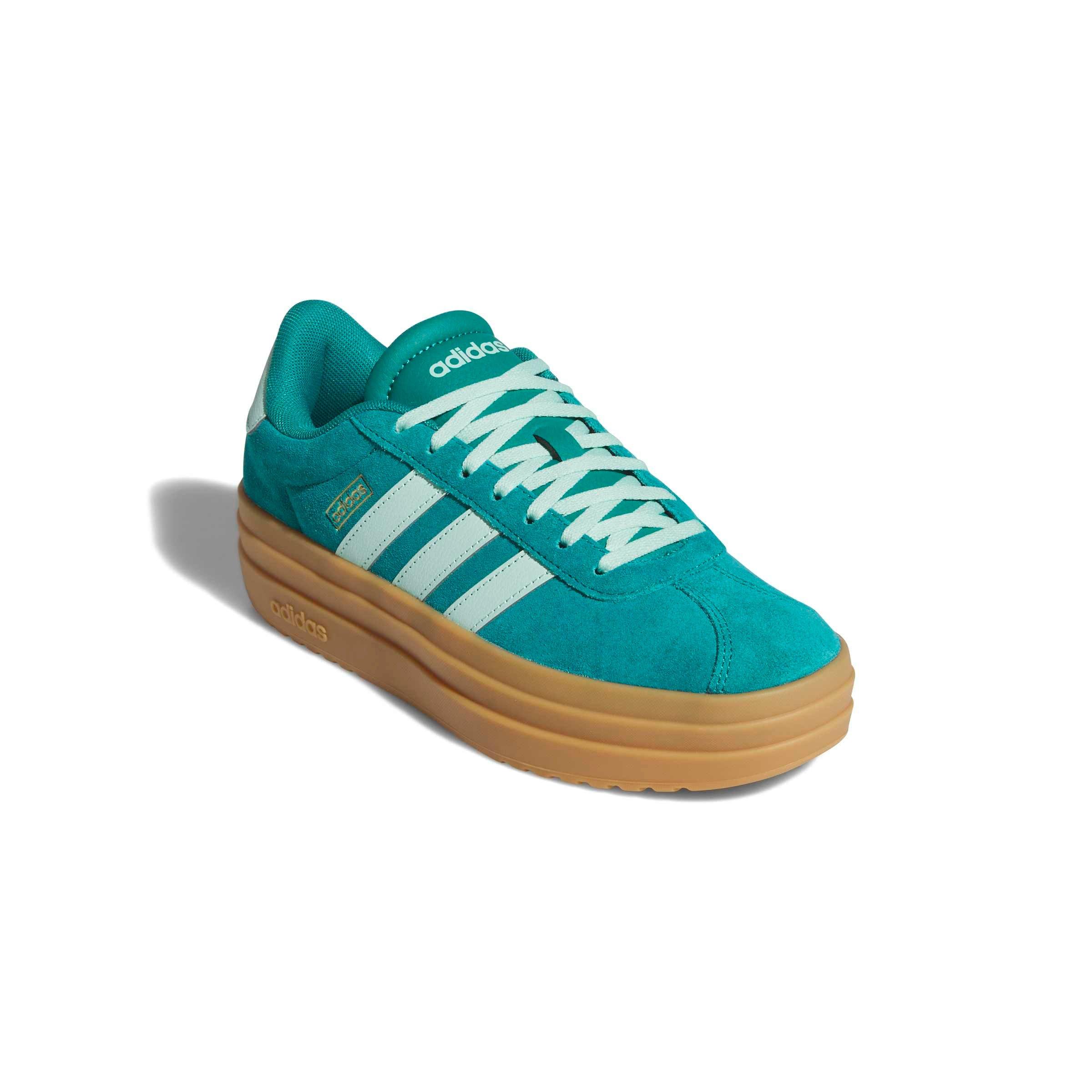 adidas VL Court Bold "Equipment Green/Clear Mint/Gold Metallic" Women's Shoe - GREEN/MINT/GOLD