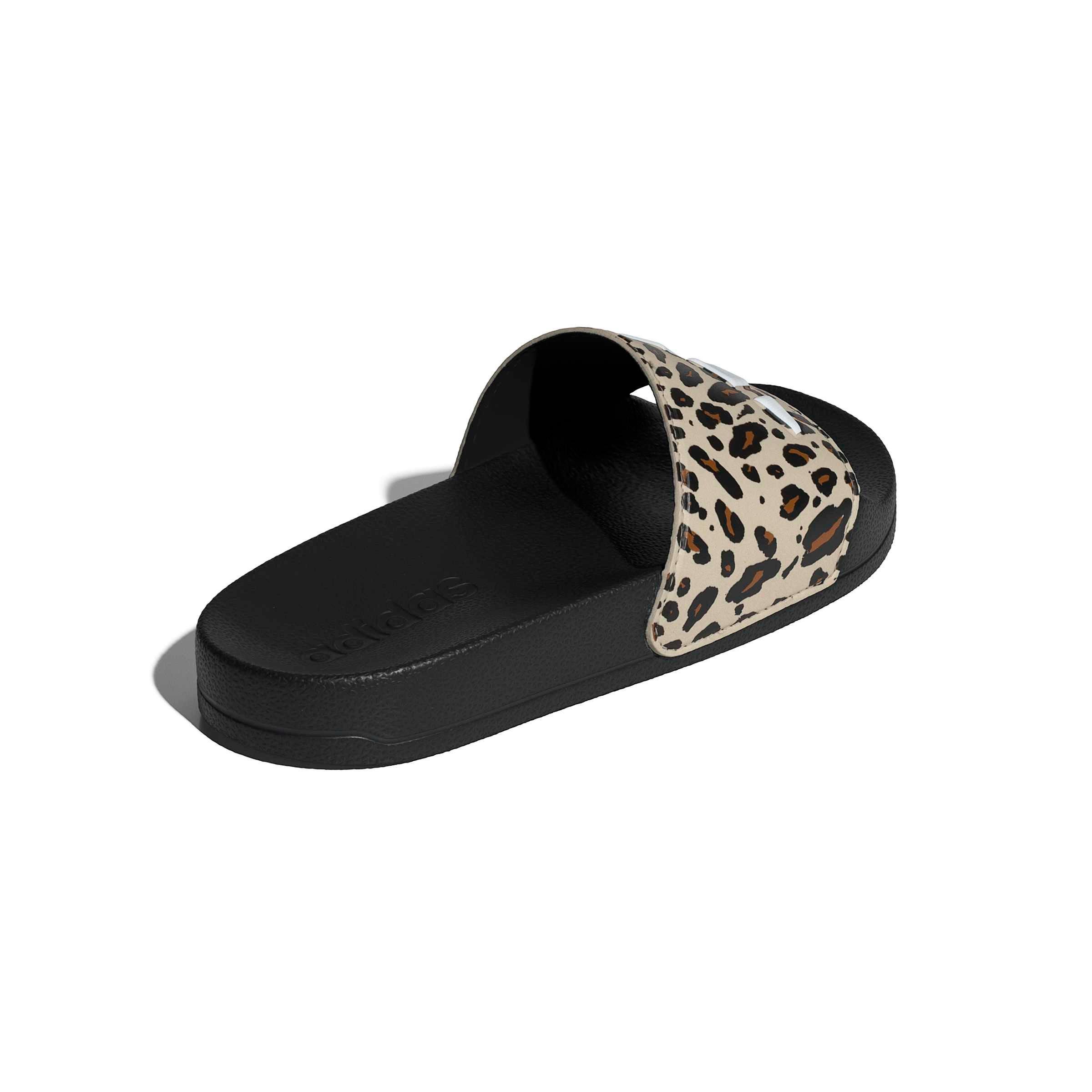 adidas Adilette Shower Logo Grade School Girls' "Crystal Linen/Core White/Core Black" Sandal