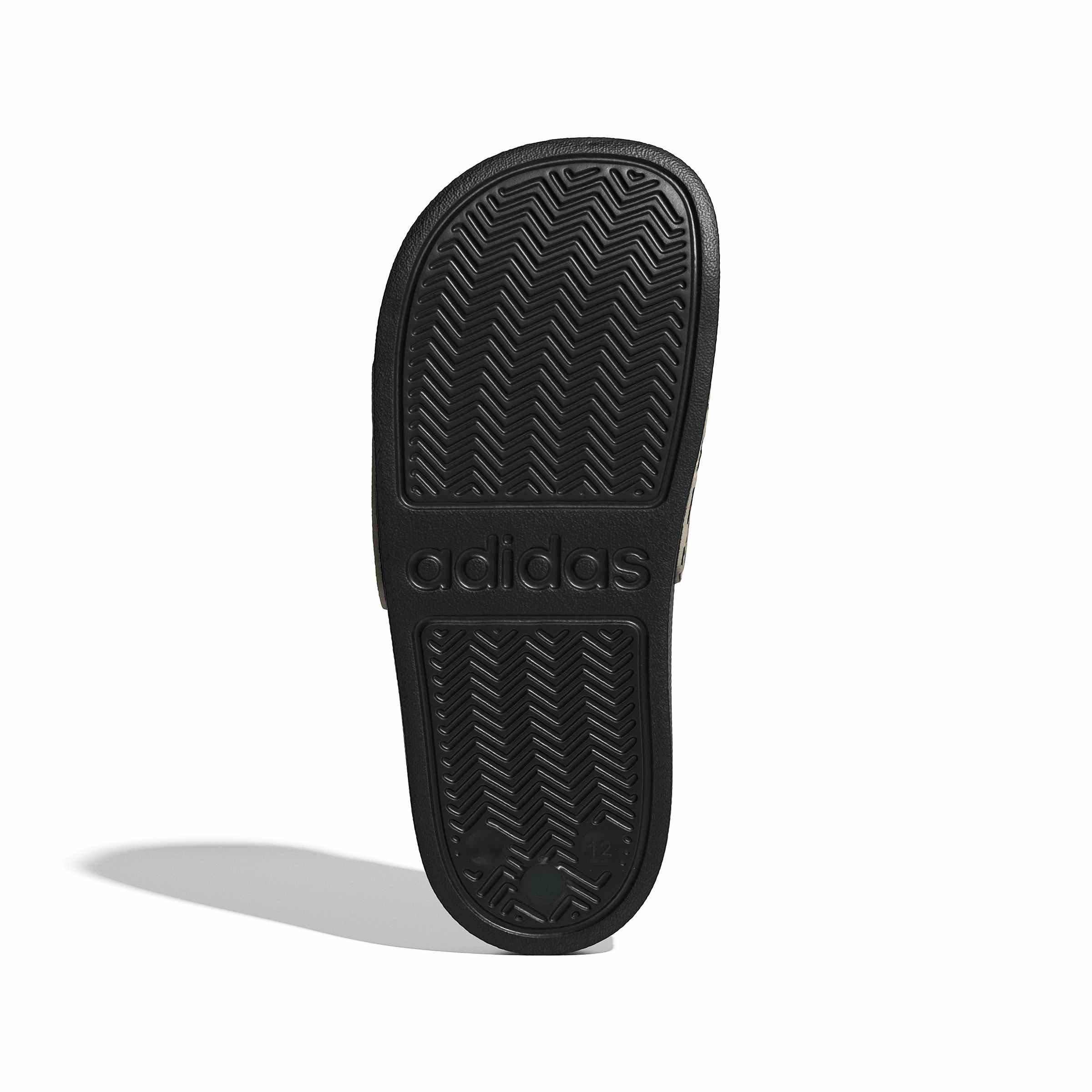 adidas Adilette Shower Logo Grade School Girls' "Crystal Linen/Core White/Core Black" Sandal