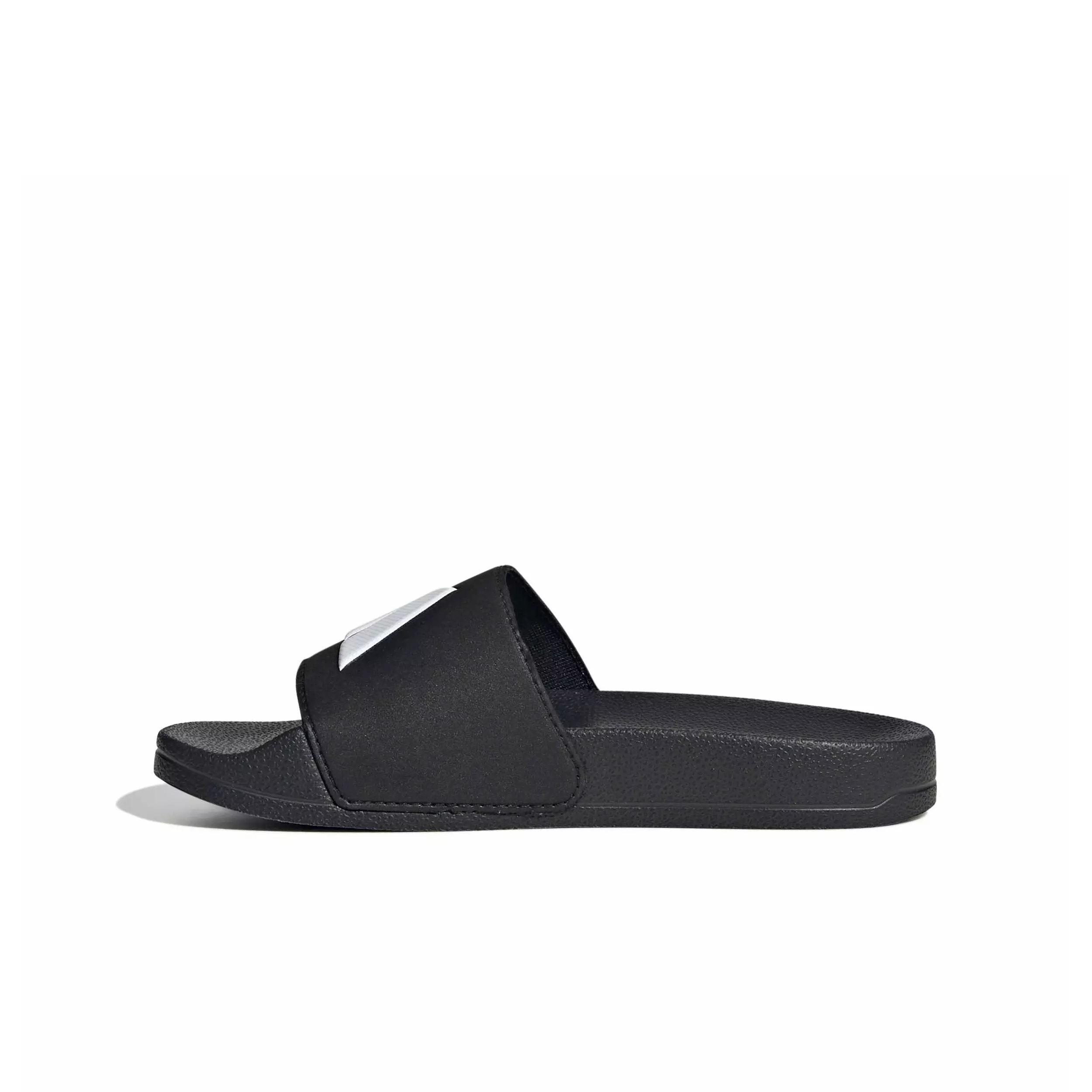 adidas Adilette Shower Logo "Core Black/Ftwr White/Core Black" Preschool Boys' Sandal - BLACK/WHITE/BLACK