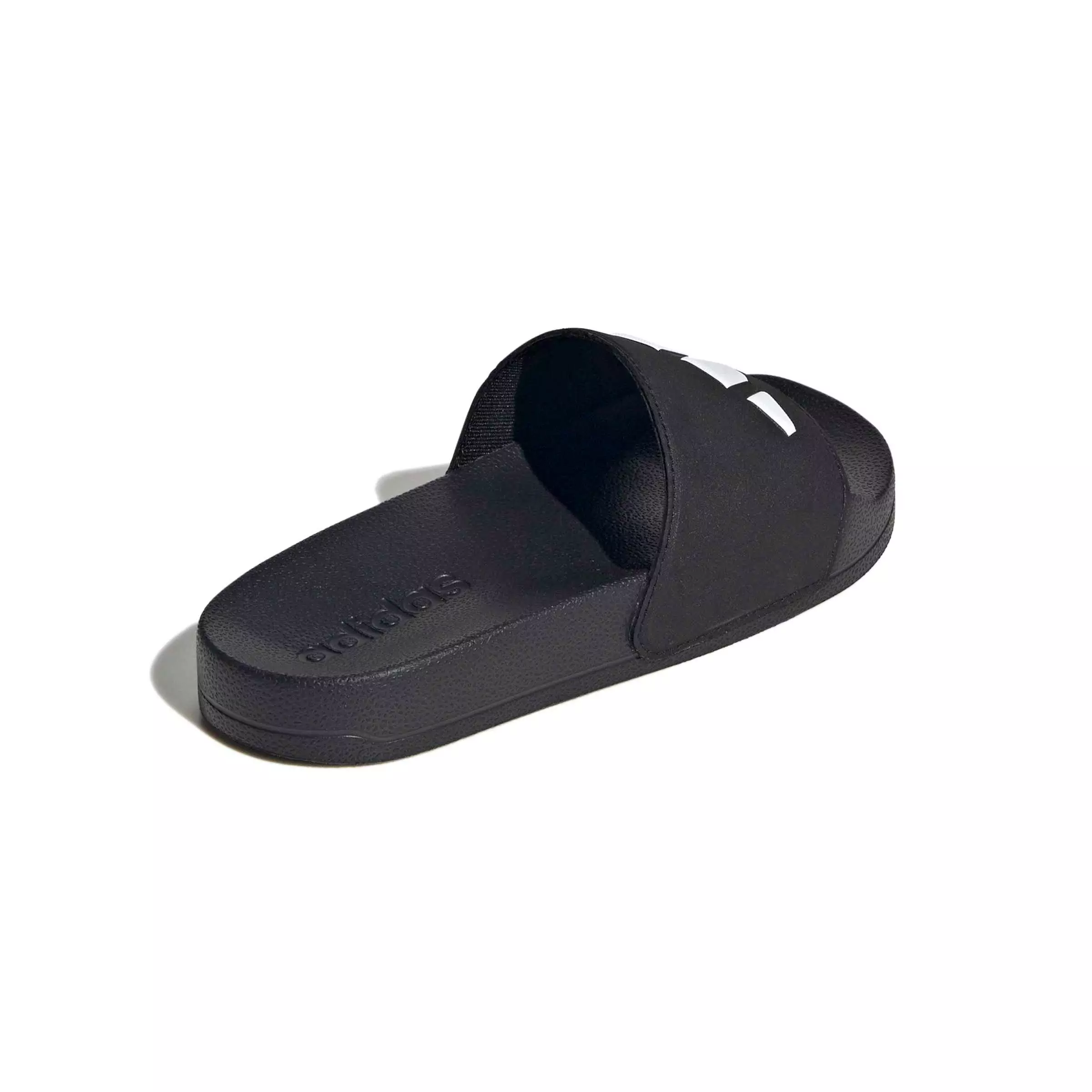 adidas Adilette Shower Logo "Core Black/Ftwr White/Core Black" Preschool Boys' Sandal - BLACK/WHITE/BLACK